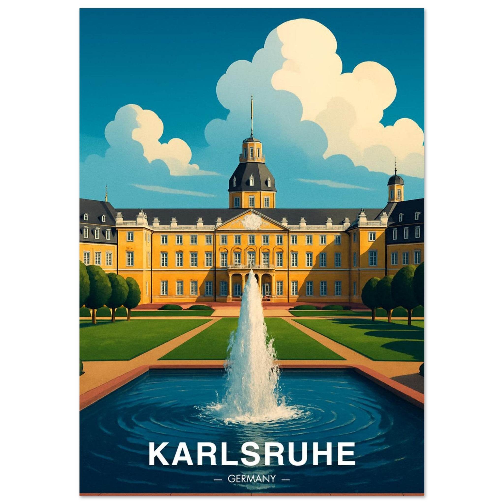 Karlsruhe Poster - Geoprints