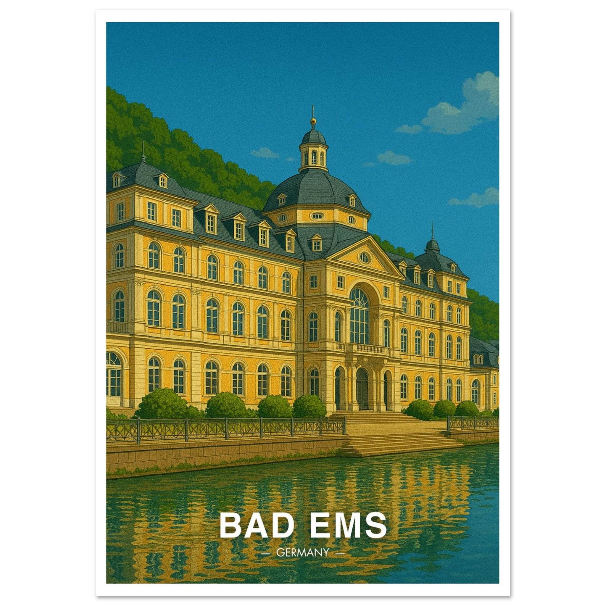 Bad Ems Poster - Geoprints