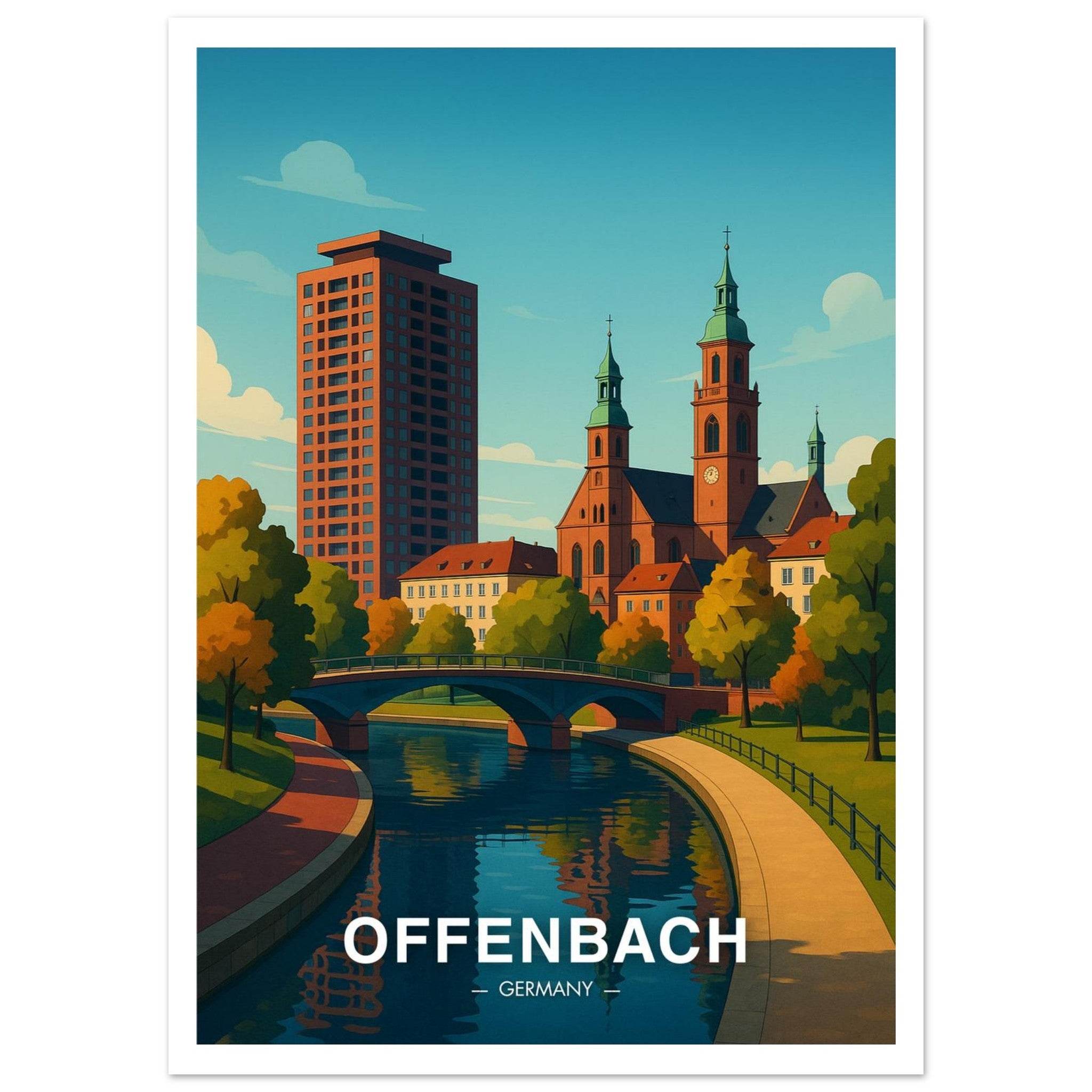 Offenbach Poster - Geoprints