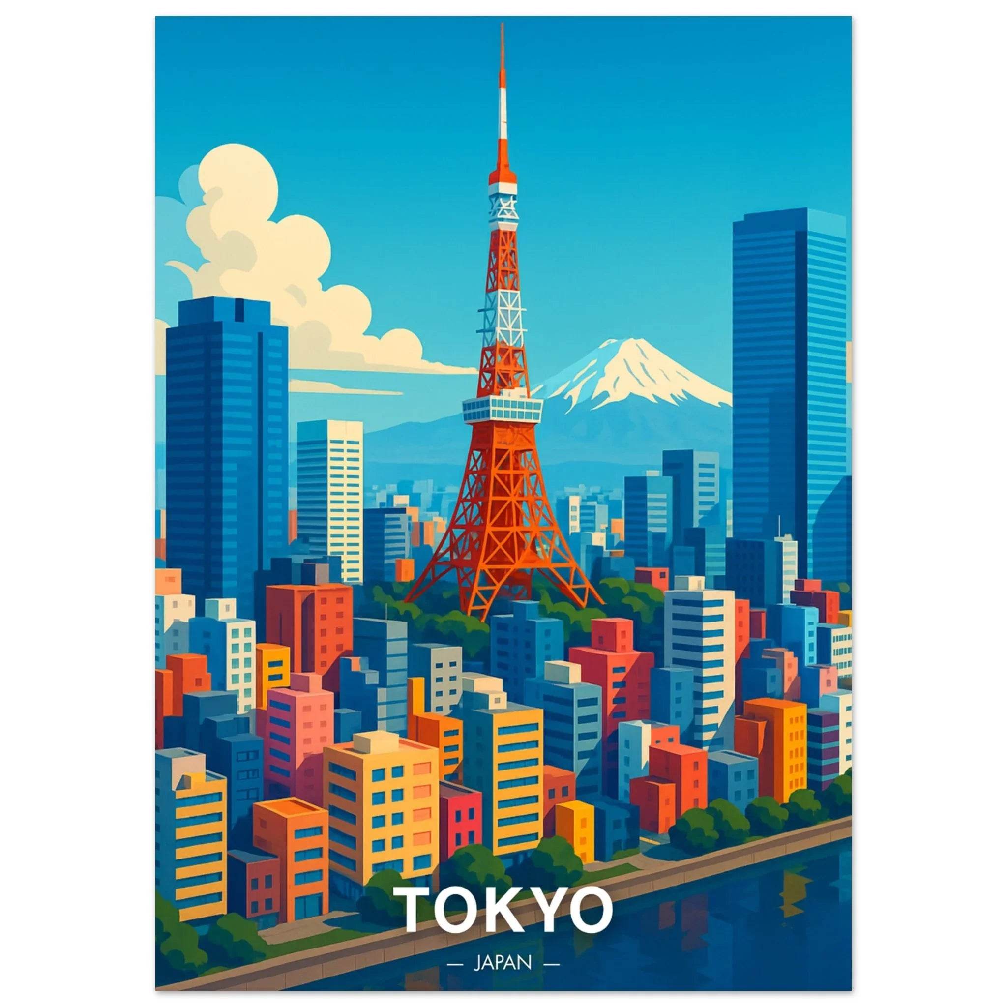 Tokyo Poster - Geoprints