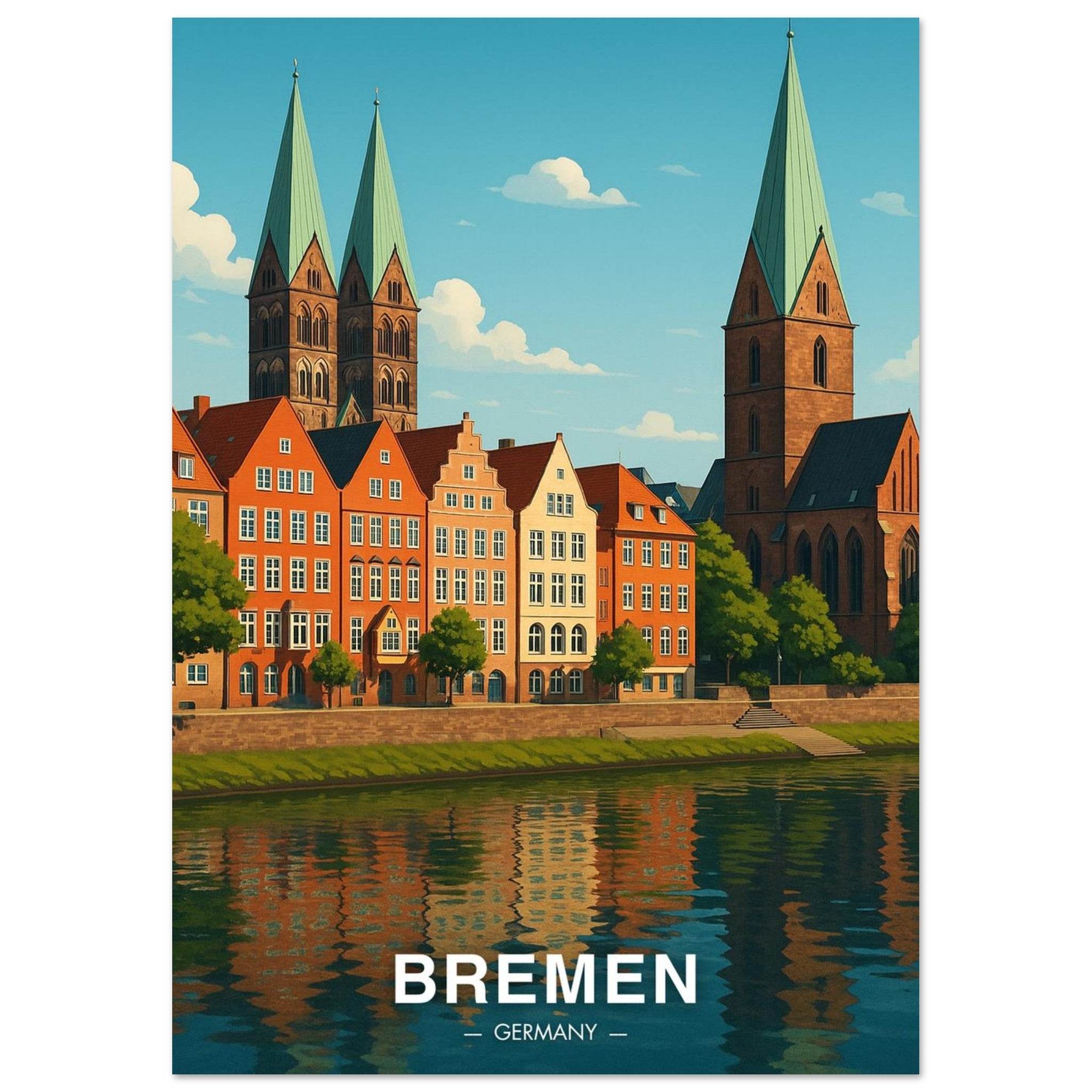Bremen Poster - Geoprints