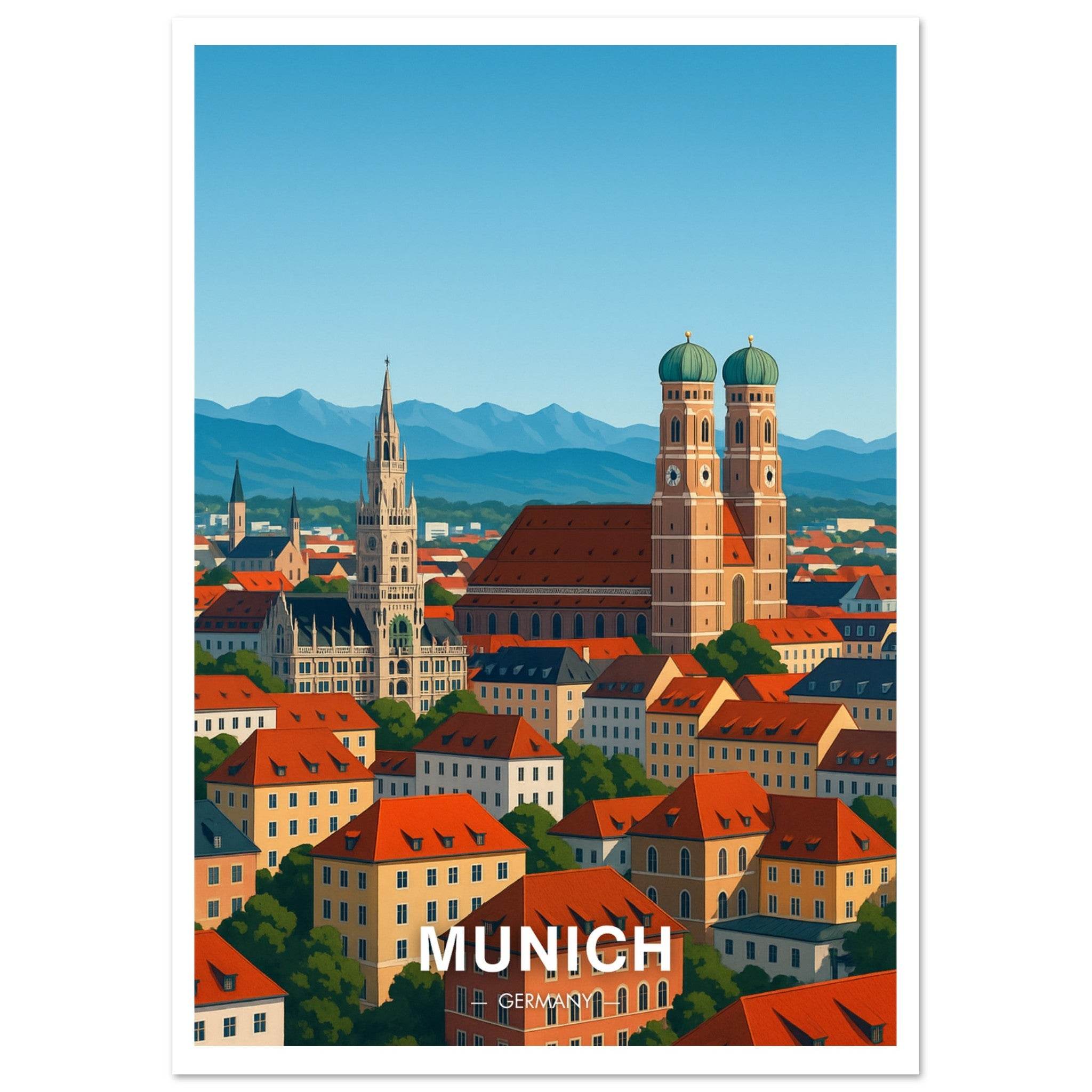 München Poster - Geoprints