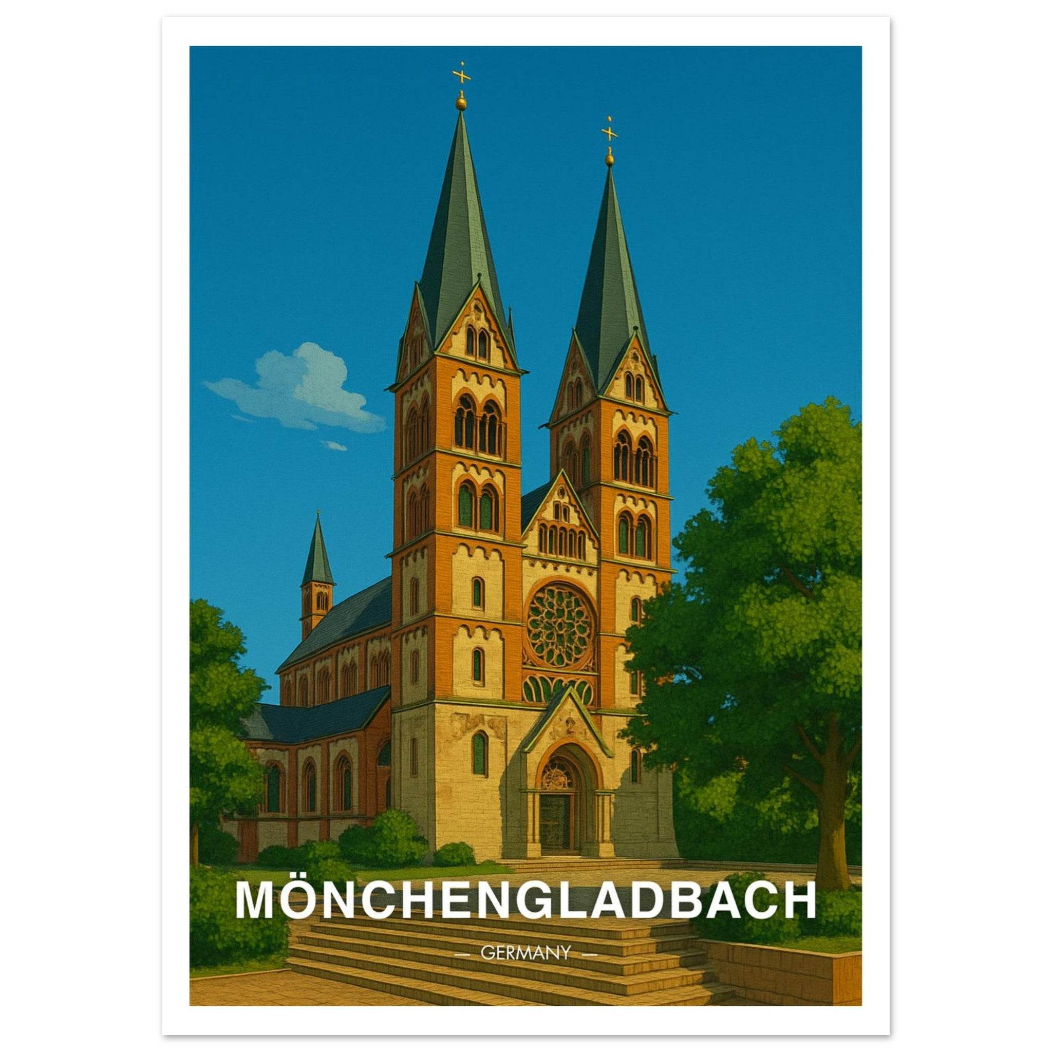 Mönchengladbach Poster - Geoprints