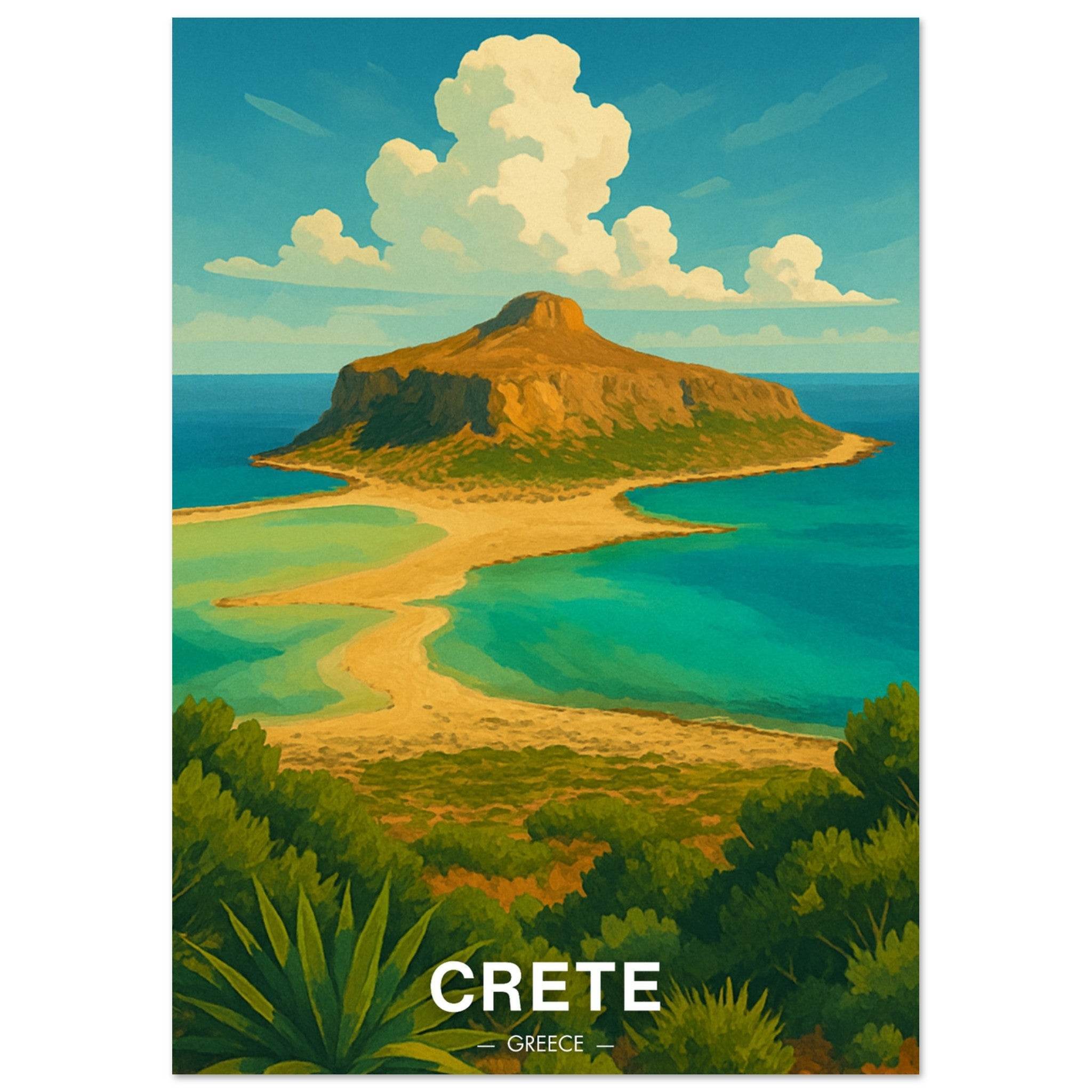 Kreta Poster - Geoprints