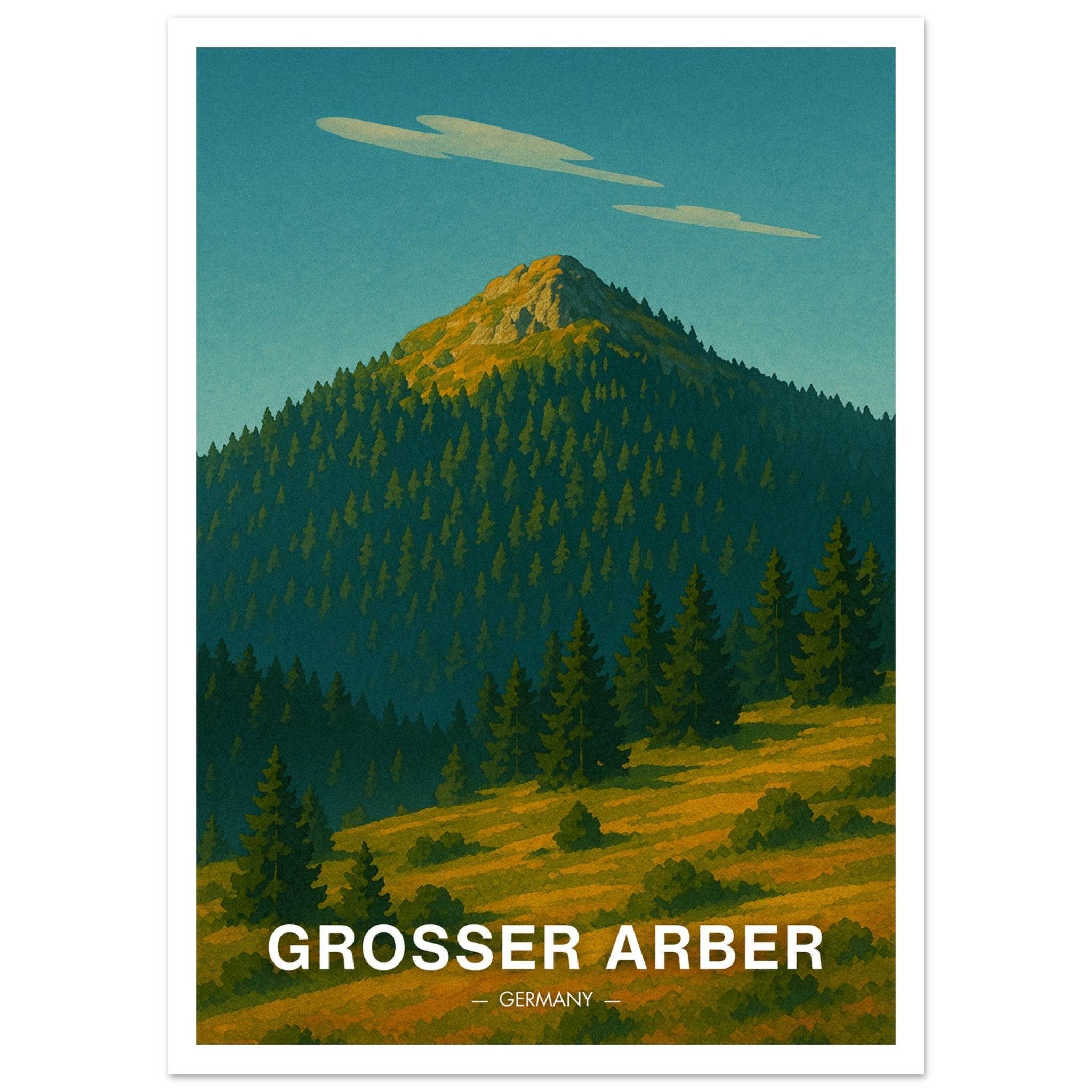 Grosser Arber Poster - Geoprints
