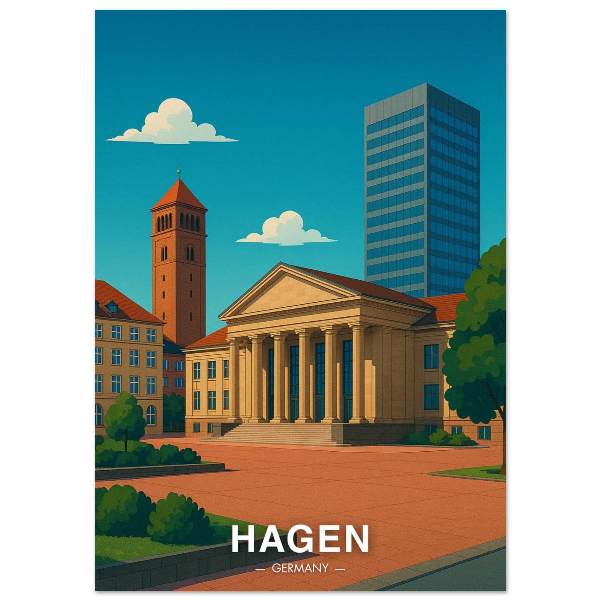 Hagen Poster - Geoprints