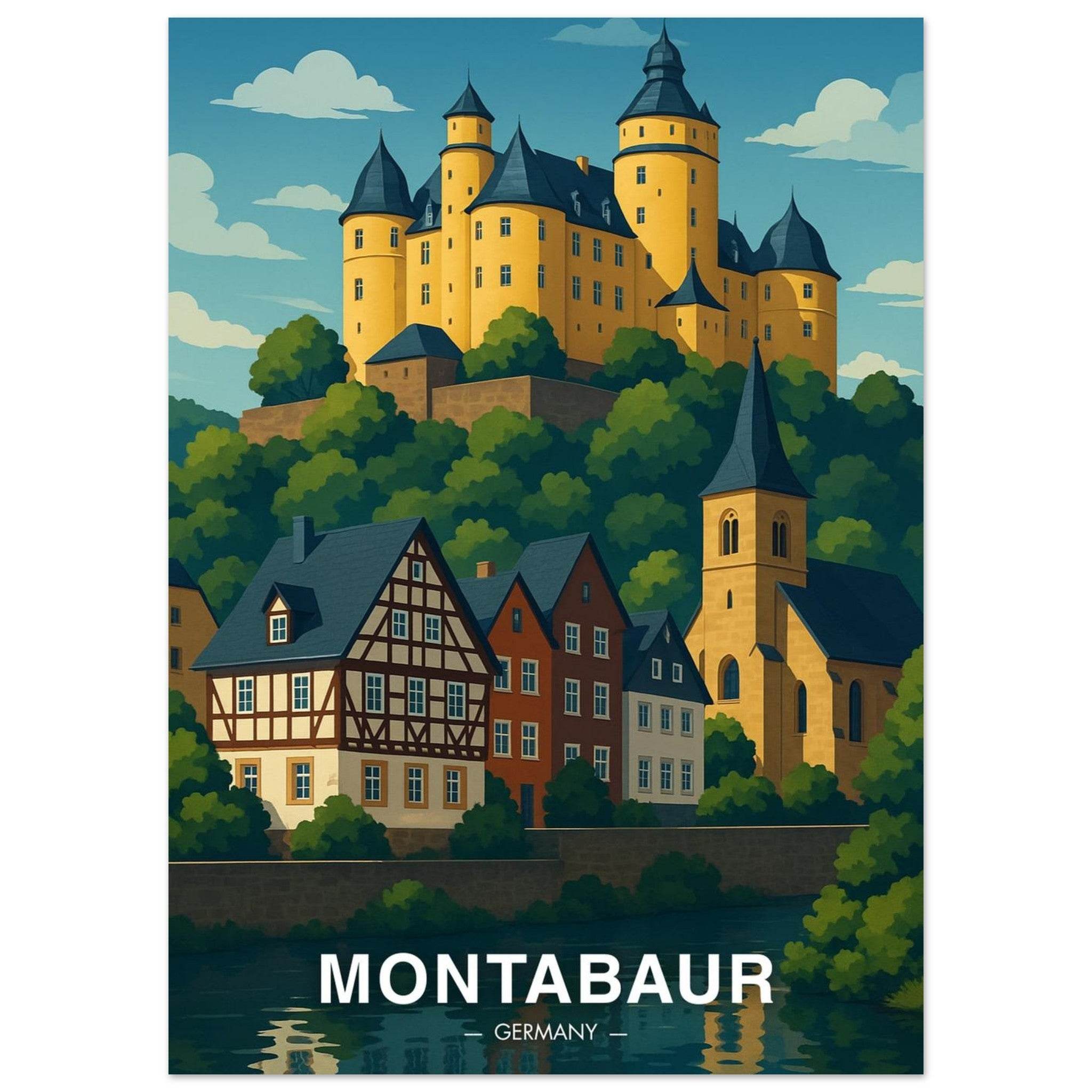 Montabaur Poster - Geoprints