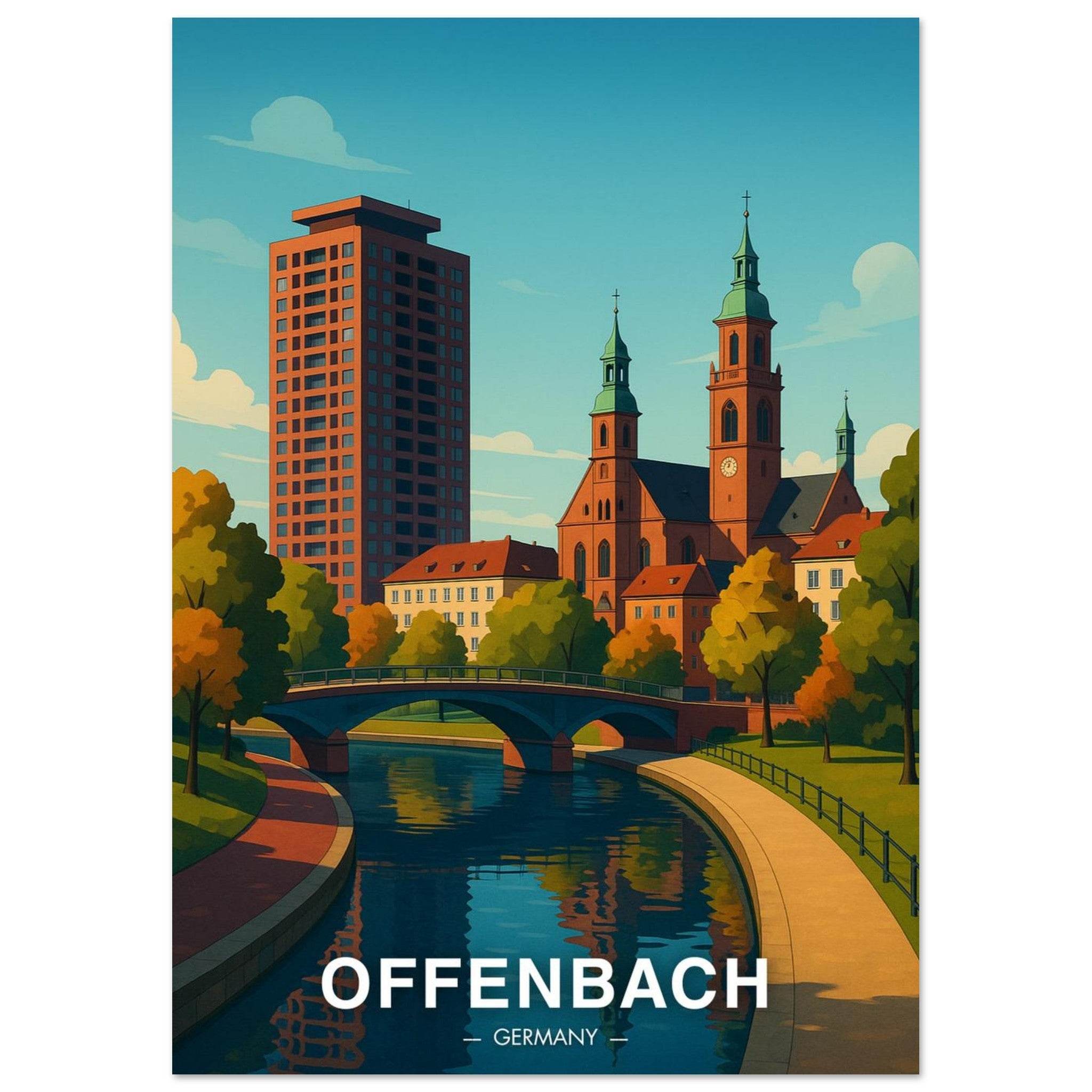 Offenbach Poster - Geoprints