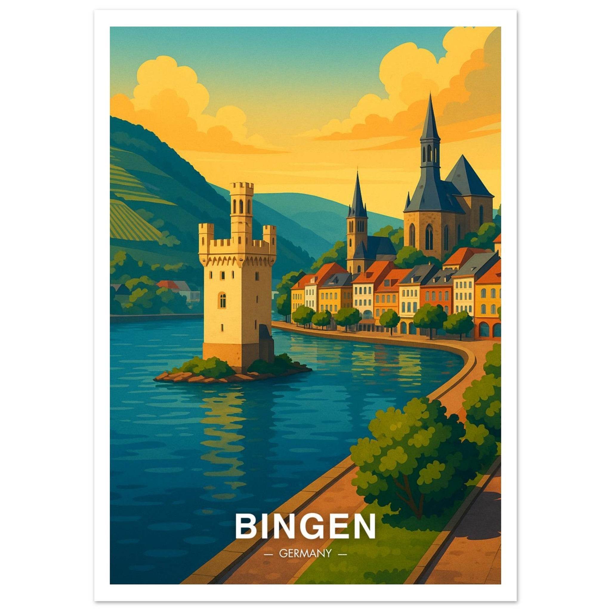 Bingen Poster - Geoprints