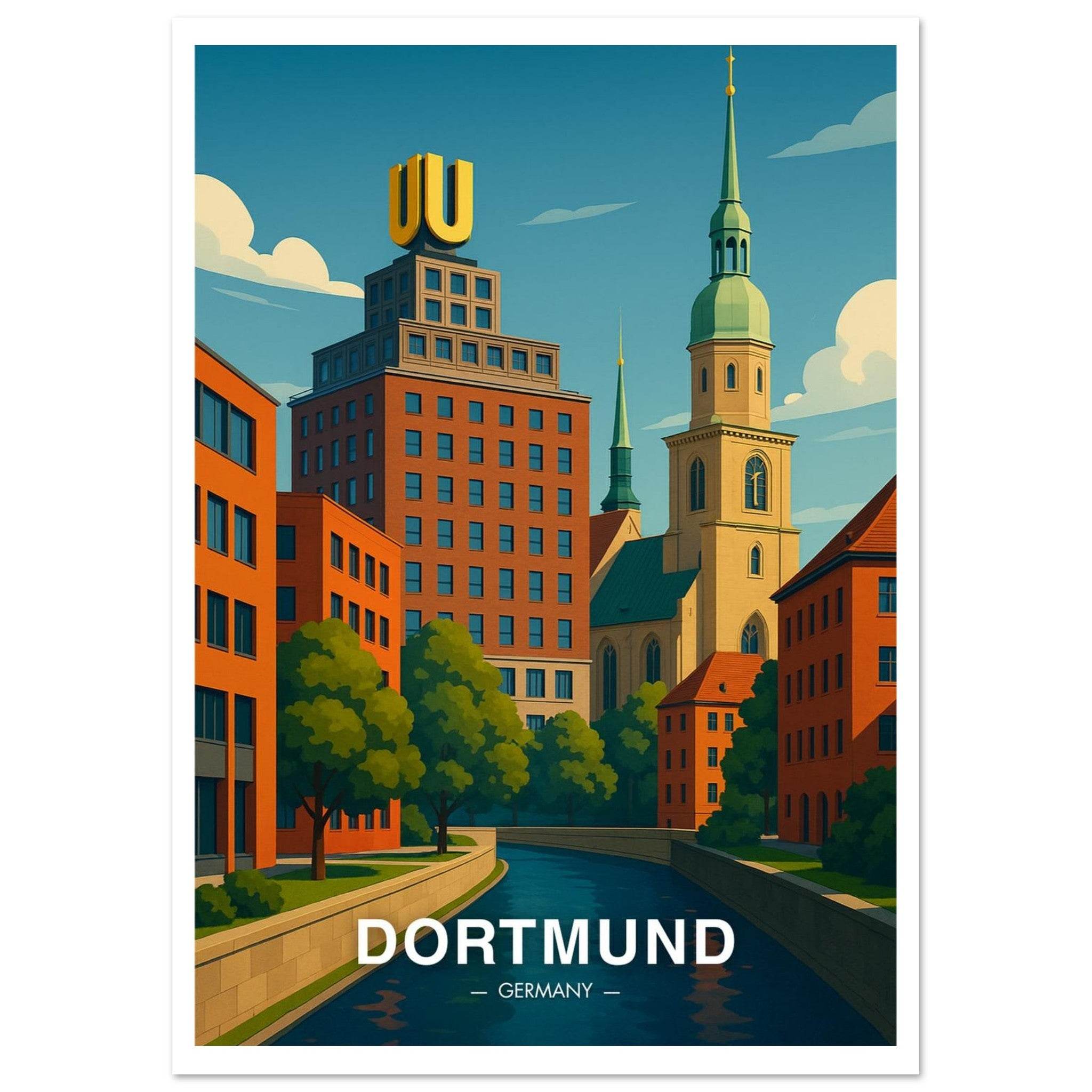 Dortmund Poster - Geoprints