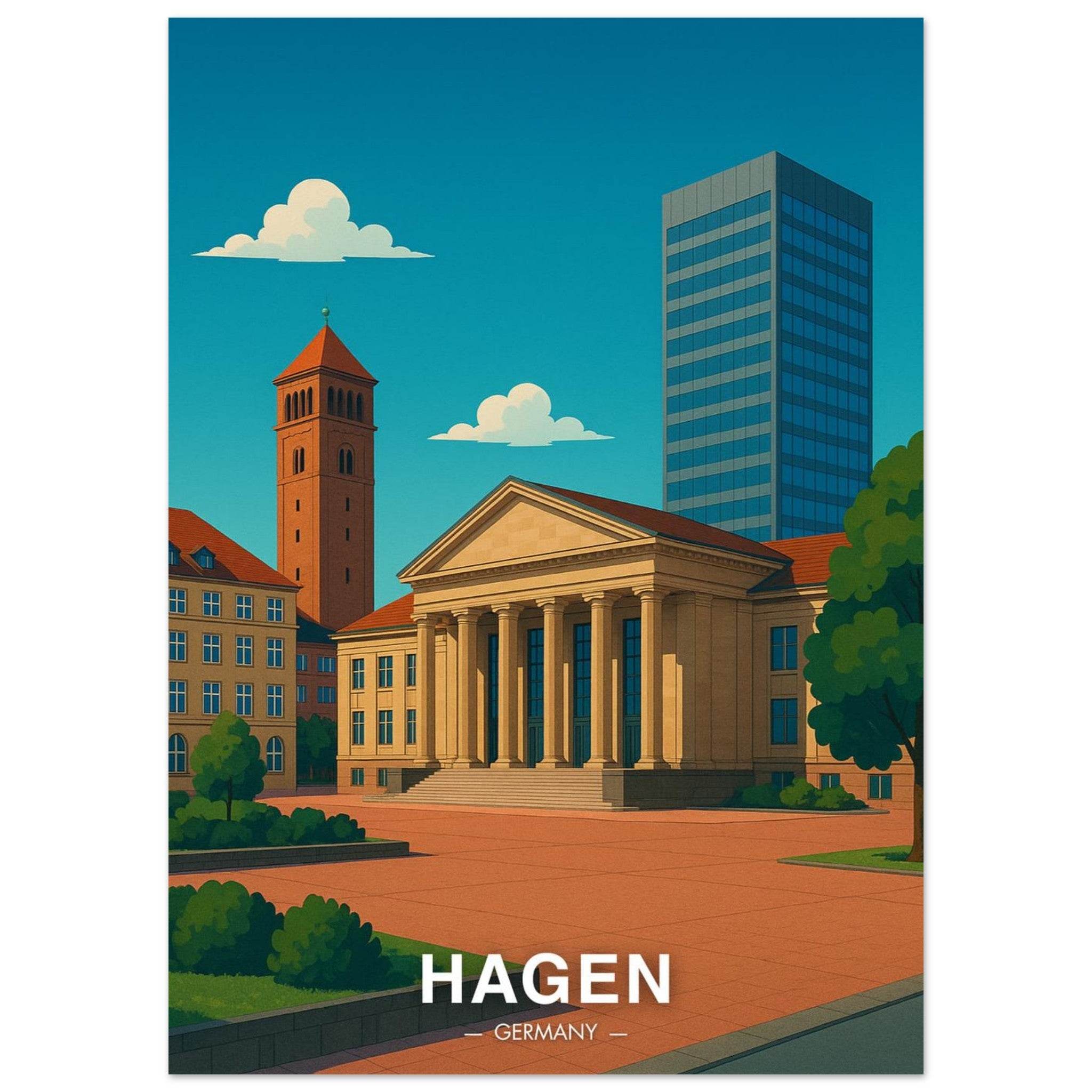 Hagen Poster - Geoprints