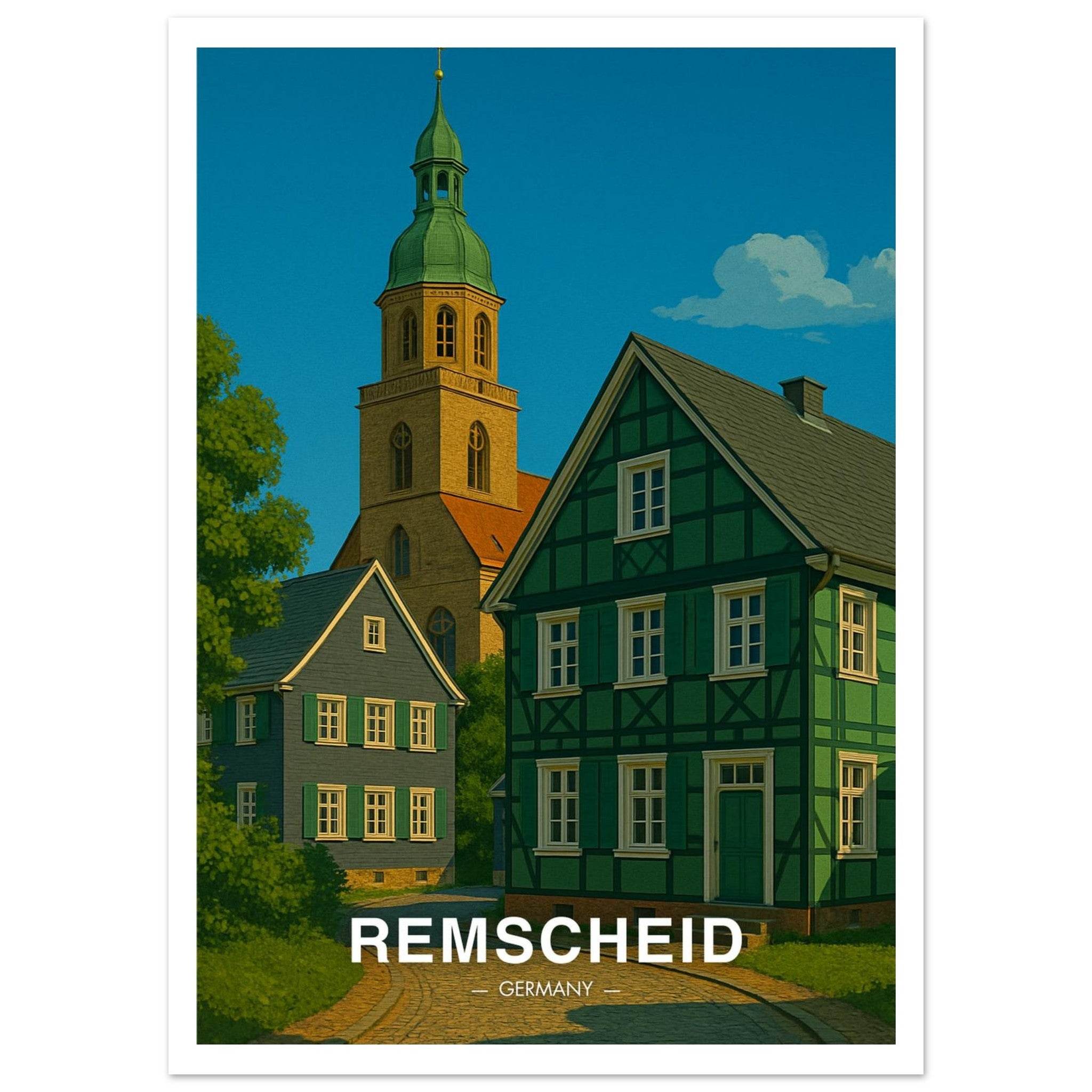 Remscheid Poster - Geoprints
