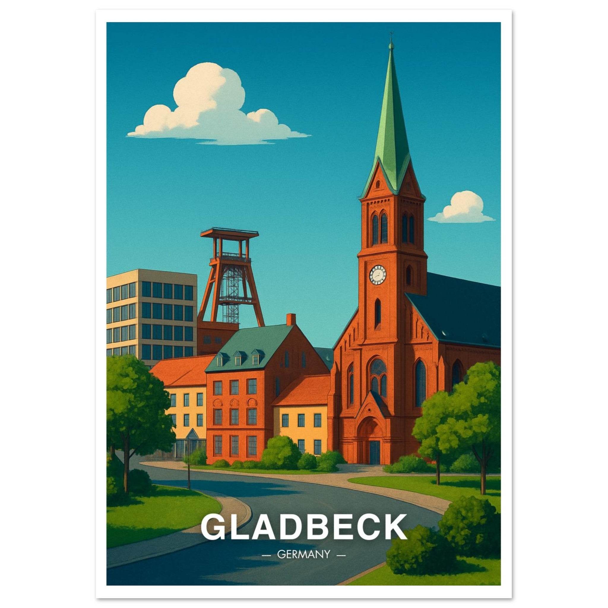 Gladbeck Poster - Geoprints