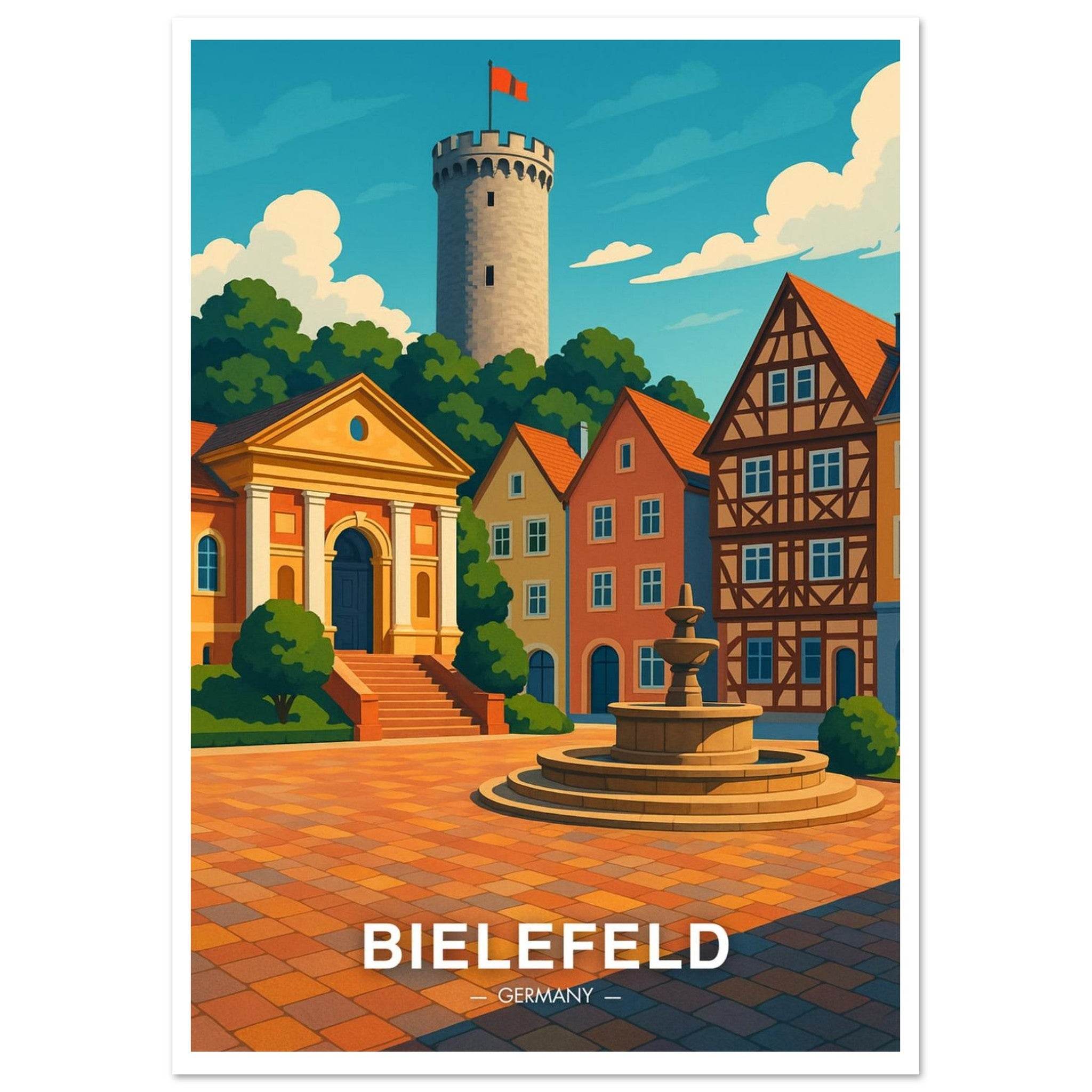 Bielefeld Poster - Geoprints