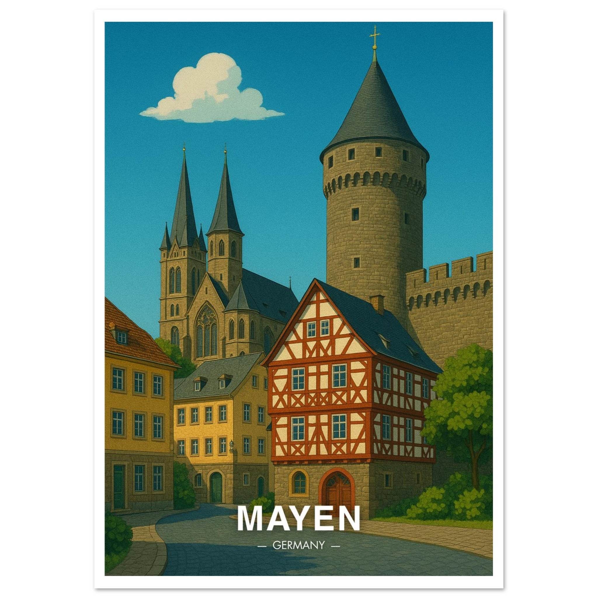 Mayen Poster - Geoprints