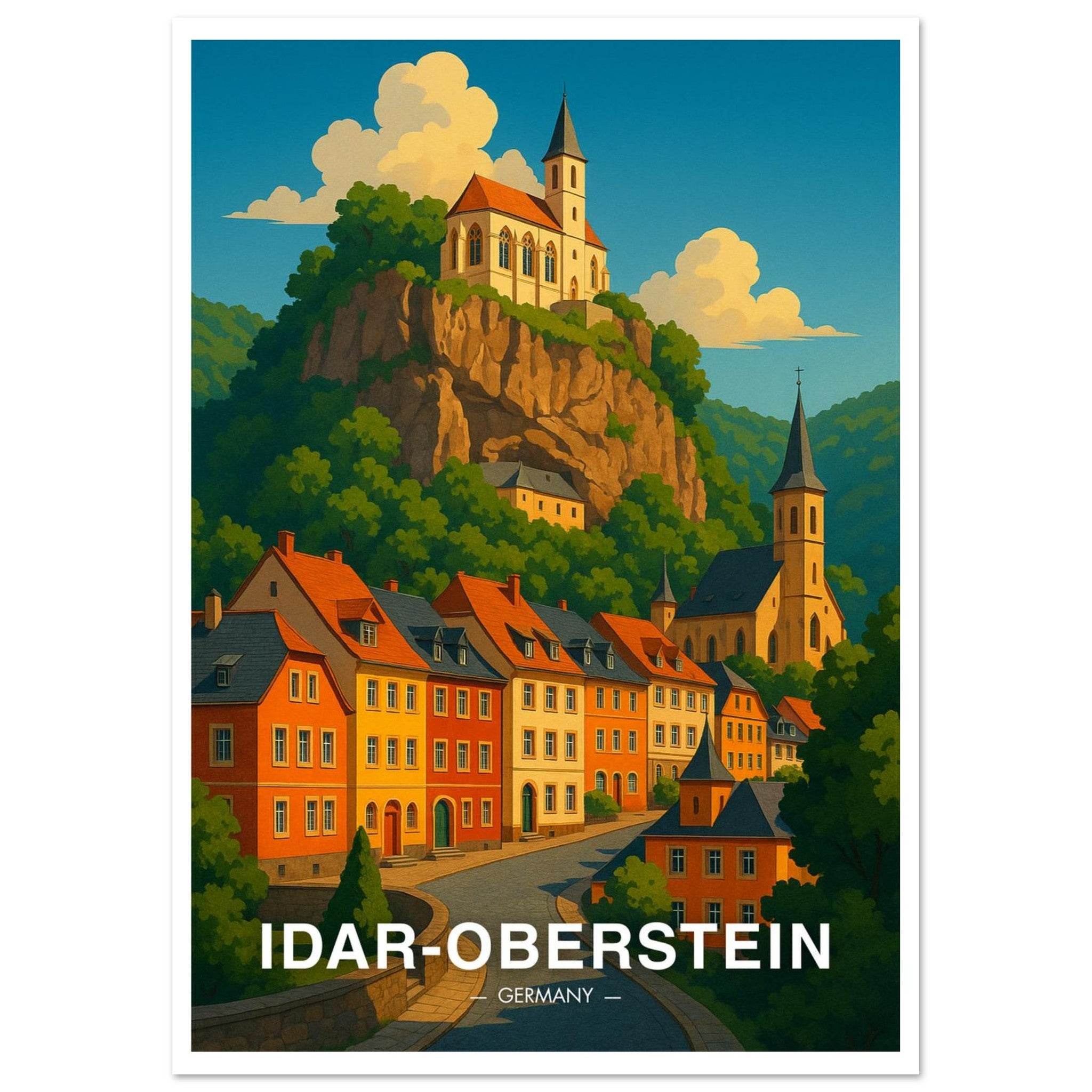 Idar-Oberstein Poster - Geoprints