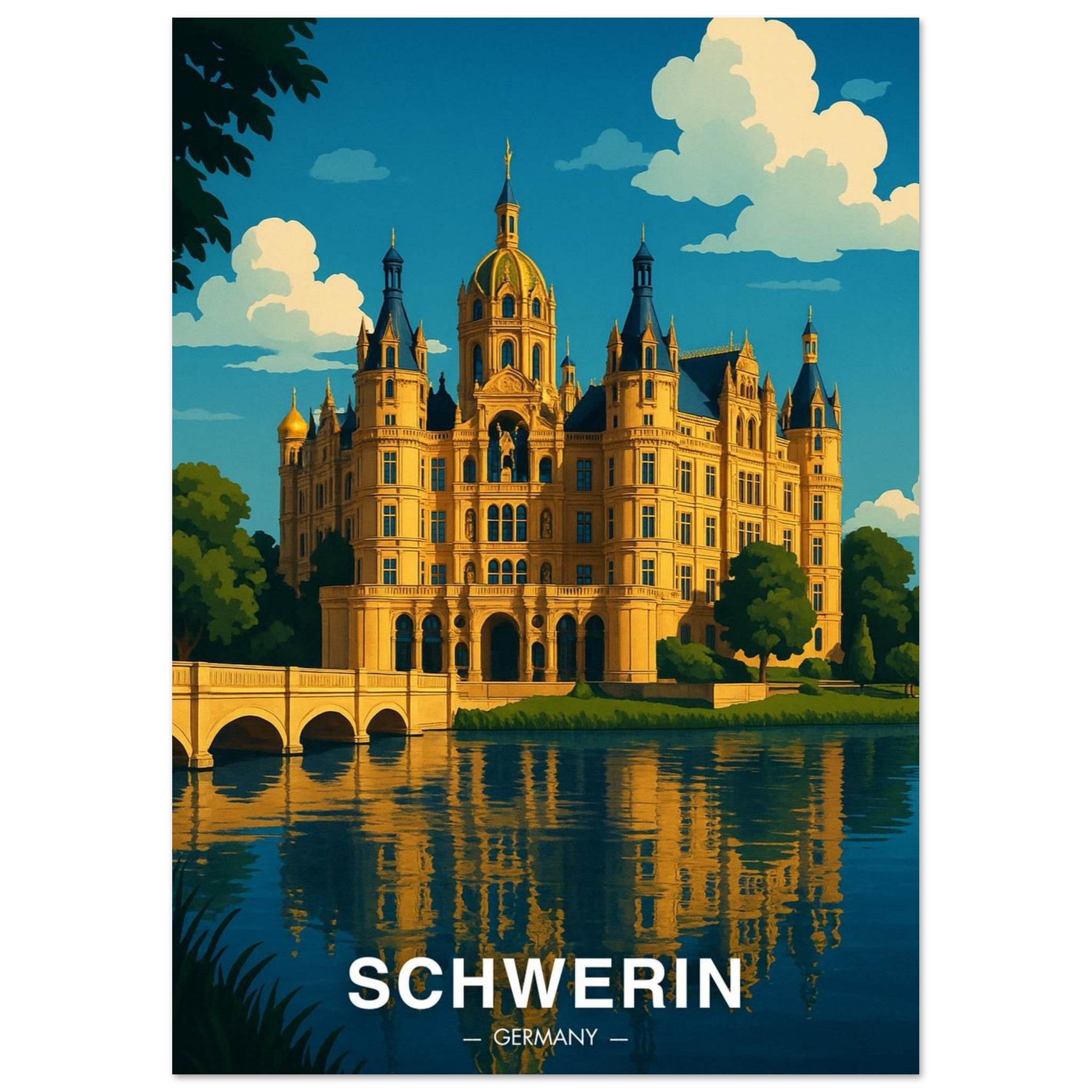 Schwerin Poster - Geoprints