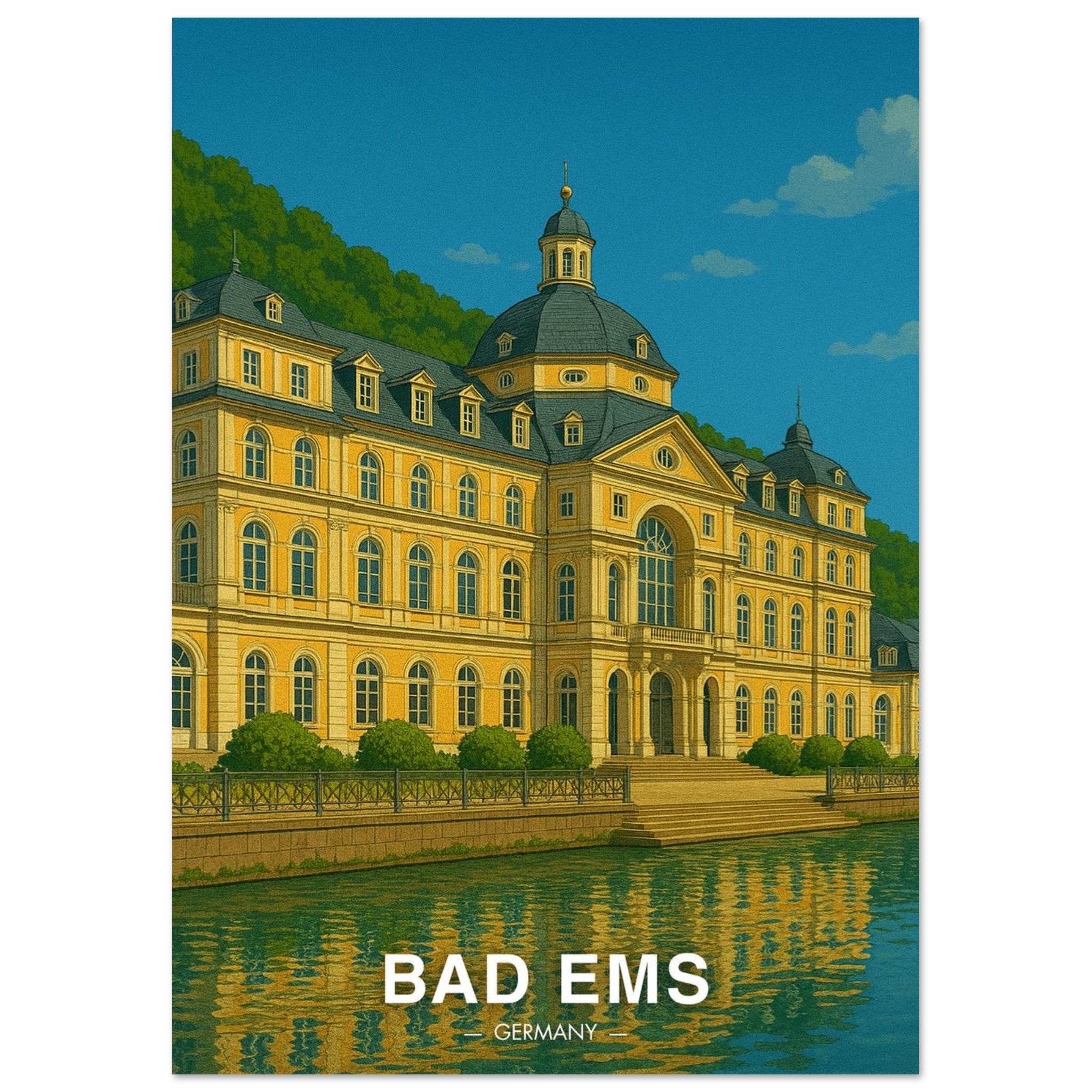 Bad Ems Poster - Geoprints