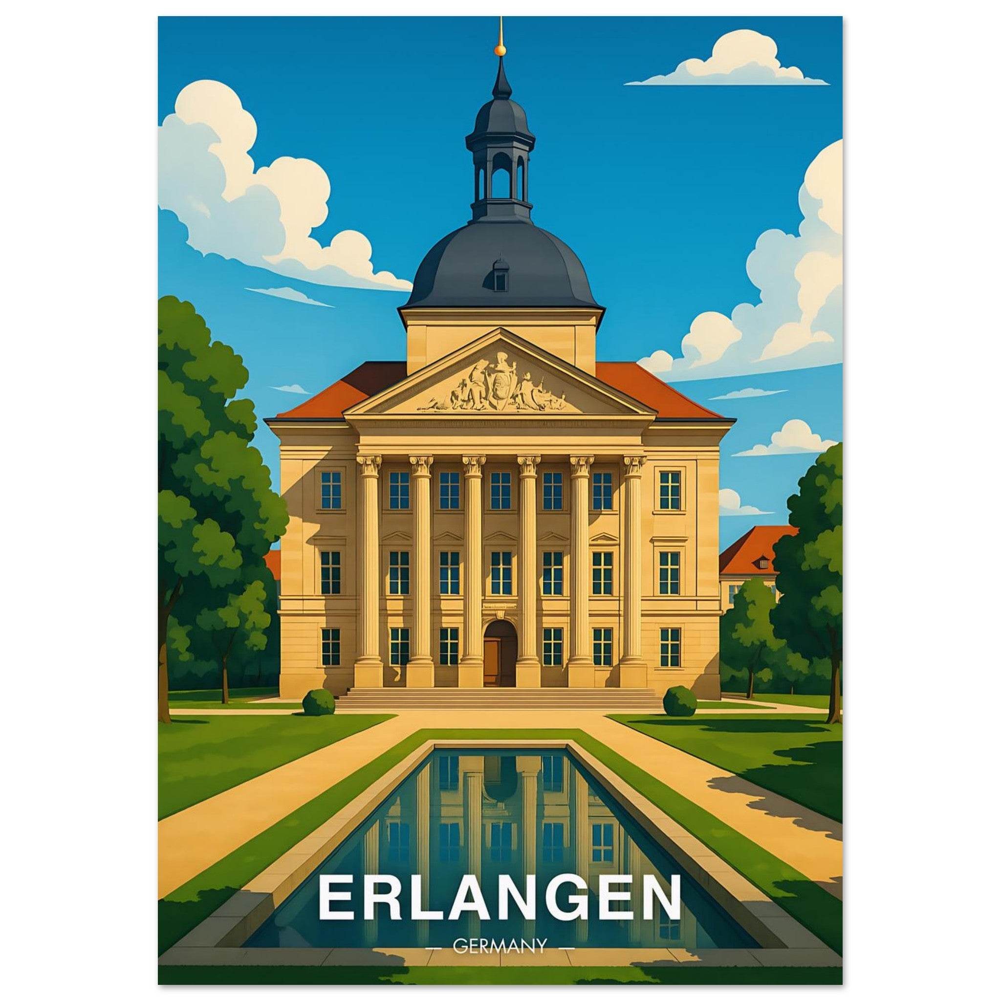 Erlangen Poster - Geoprints