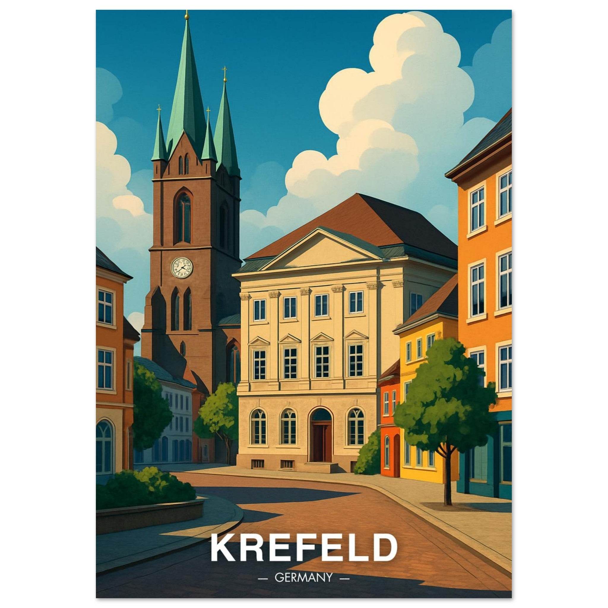 Krefeld Poster - Geoprints