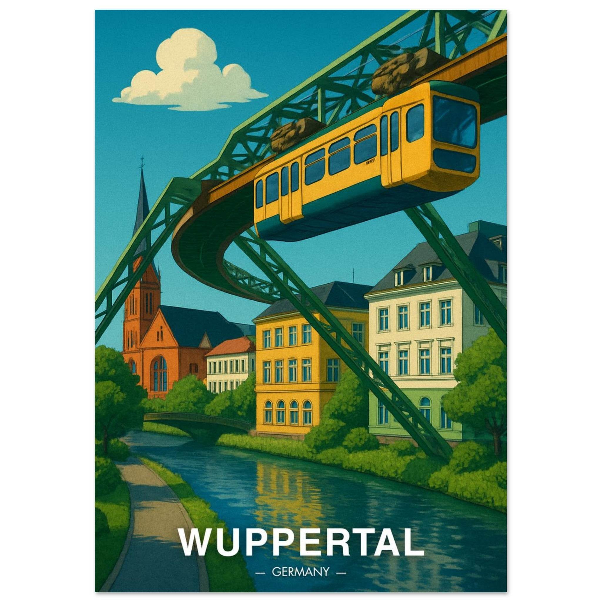 Wuppertal Poster - Geoprints