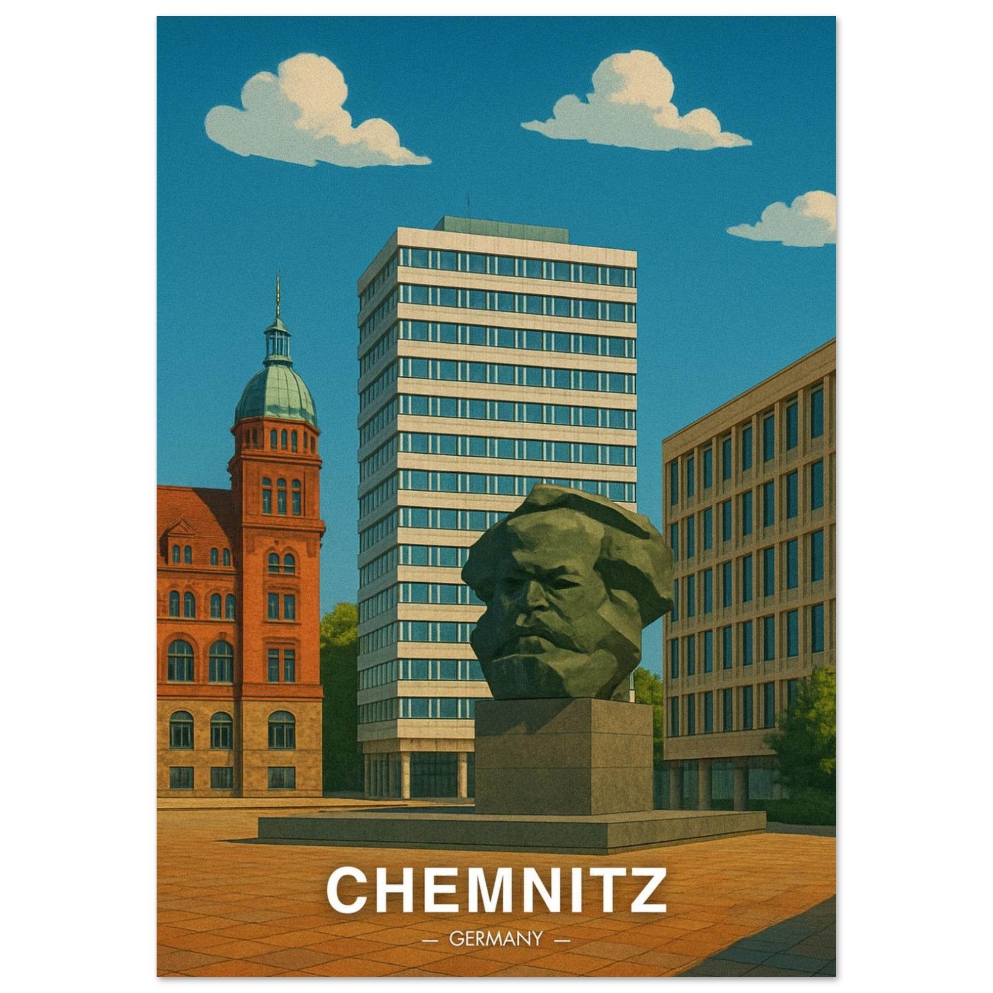 Chemnitz Poster - Geoprints