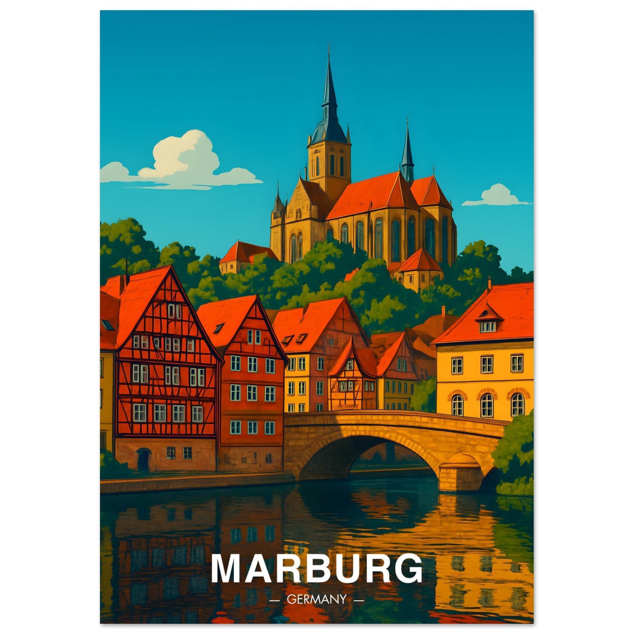 Marburg Poster - Geoprints