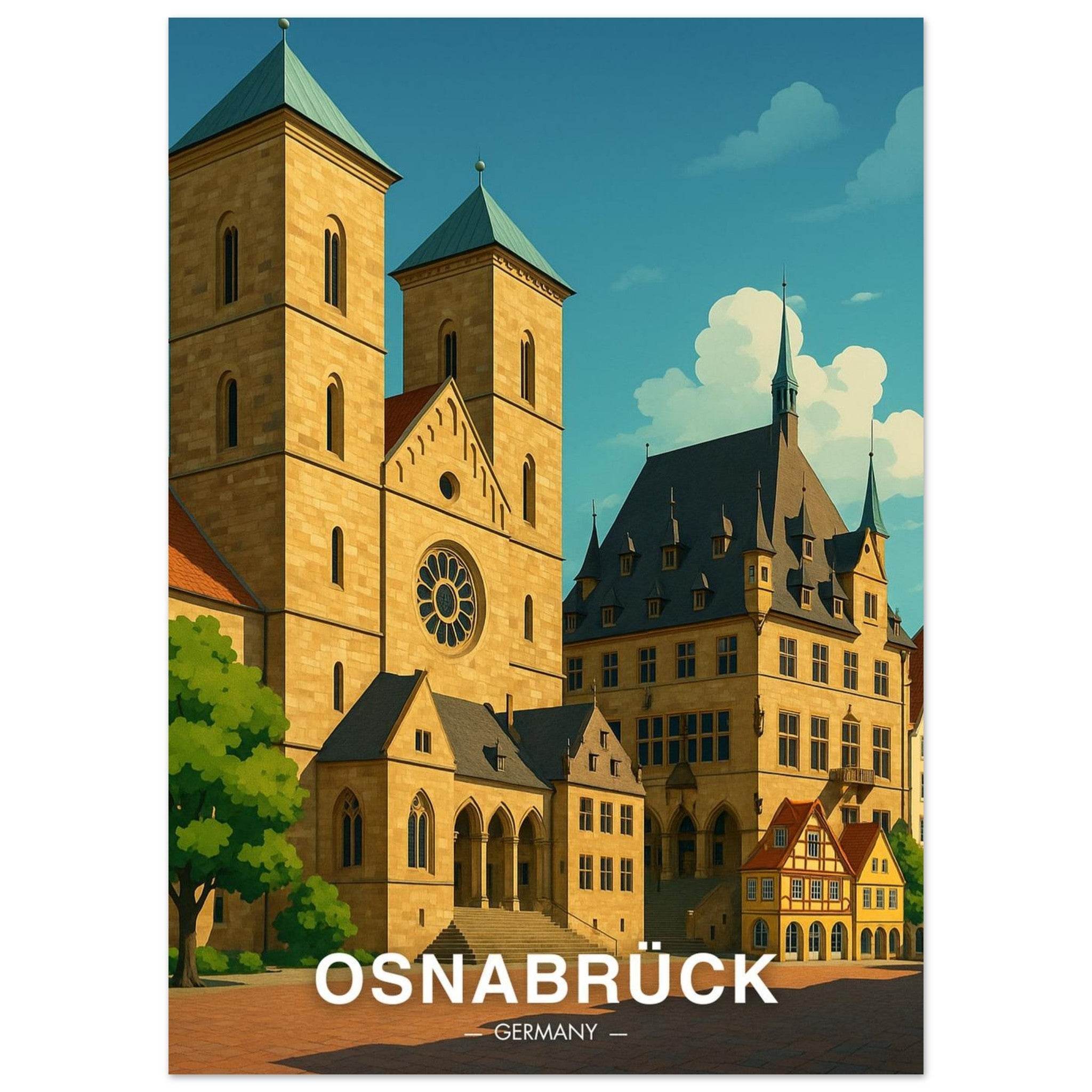 Osnabrück Poster - Geoprints