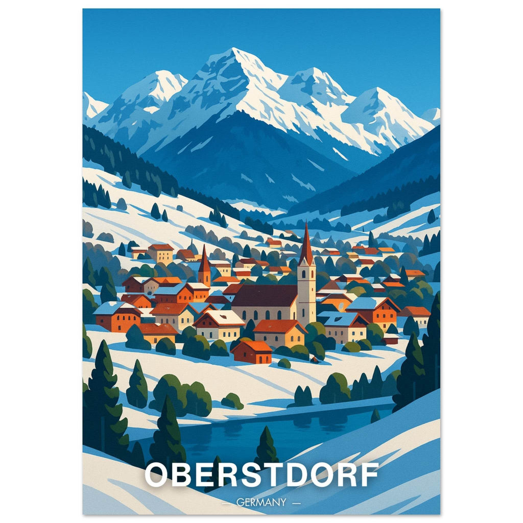 Oberstdorf Poster - Geoprints
