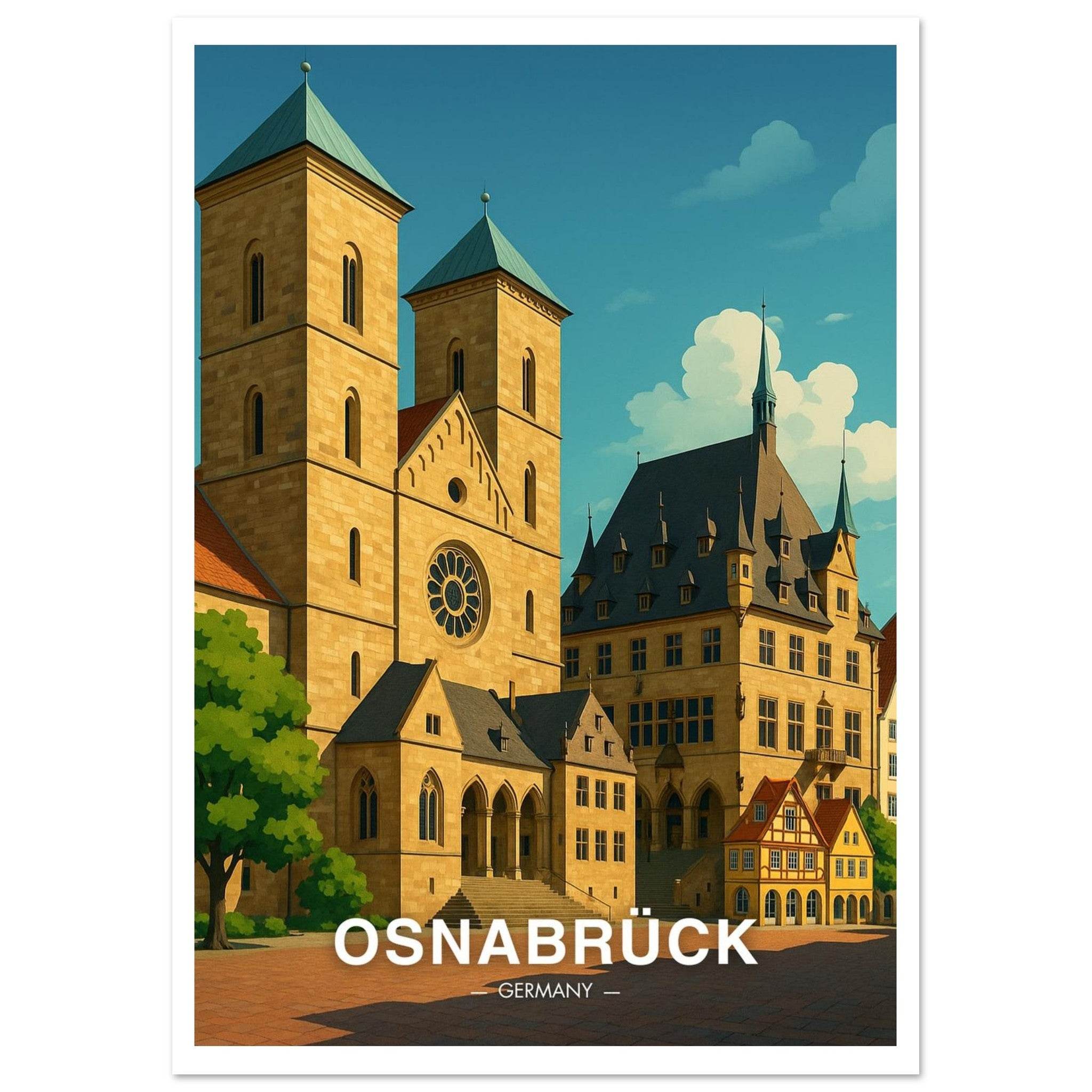 Osnabrück Poster - Geoprints