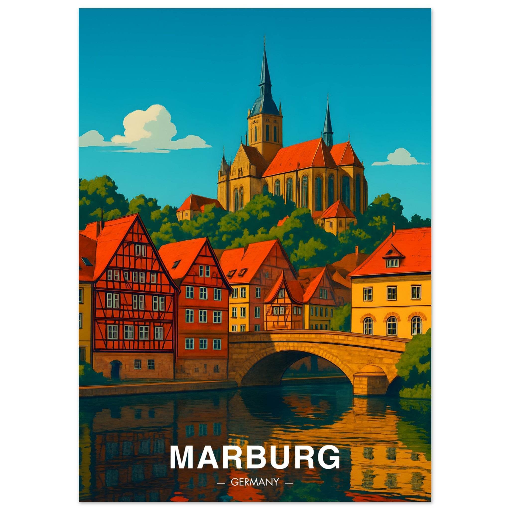 Marburg Poster - Geoprints