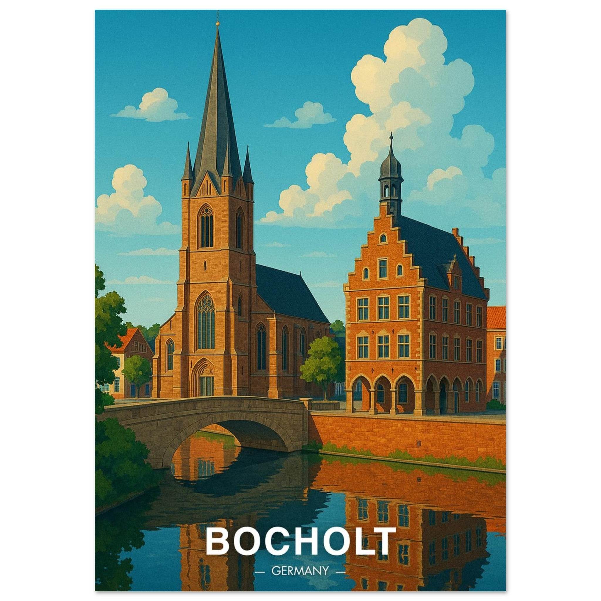 Bocholt Poster - Geoprints