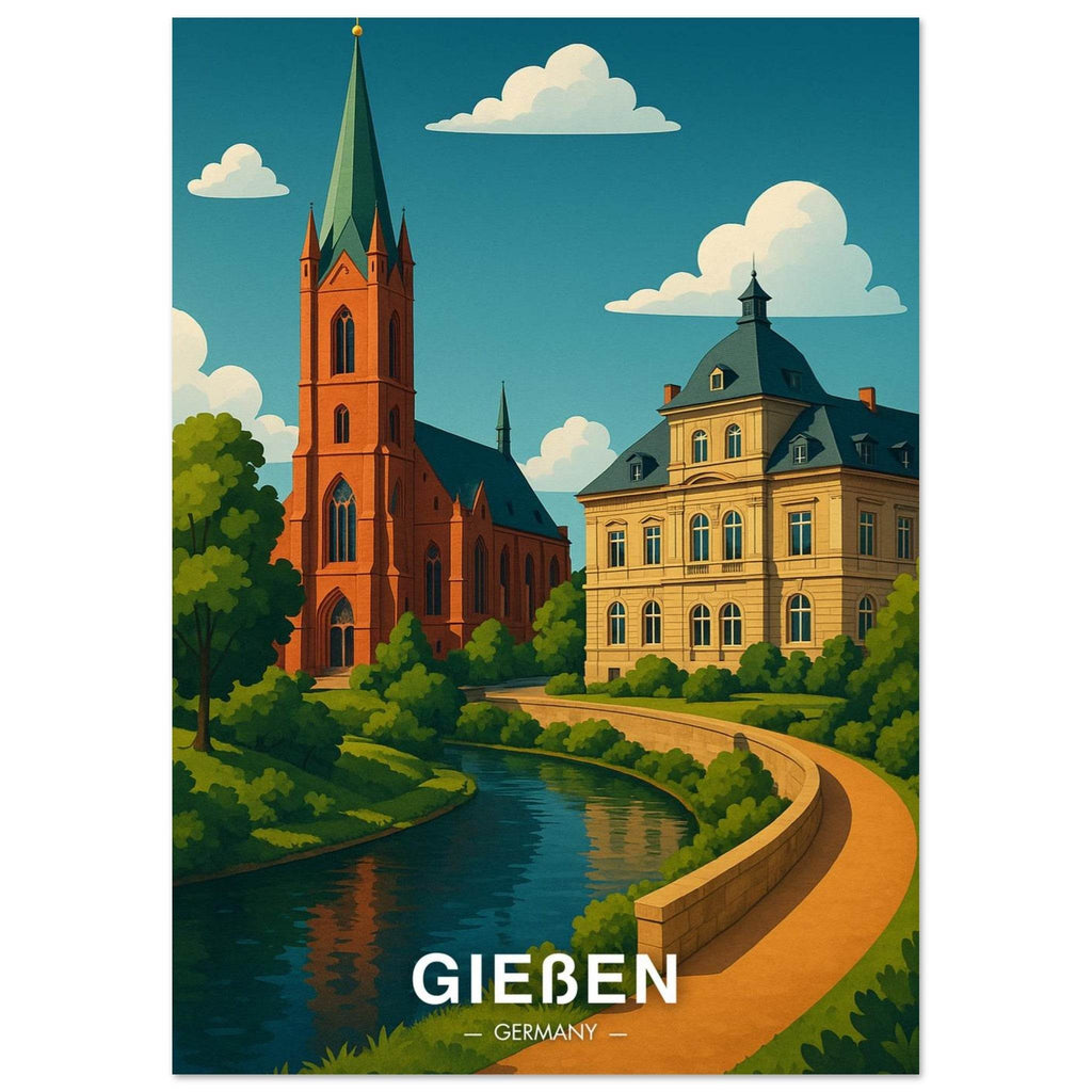 Gießen Poster - Geoprints