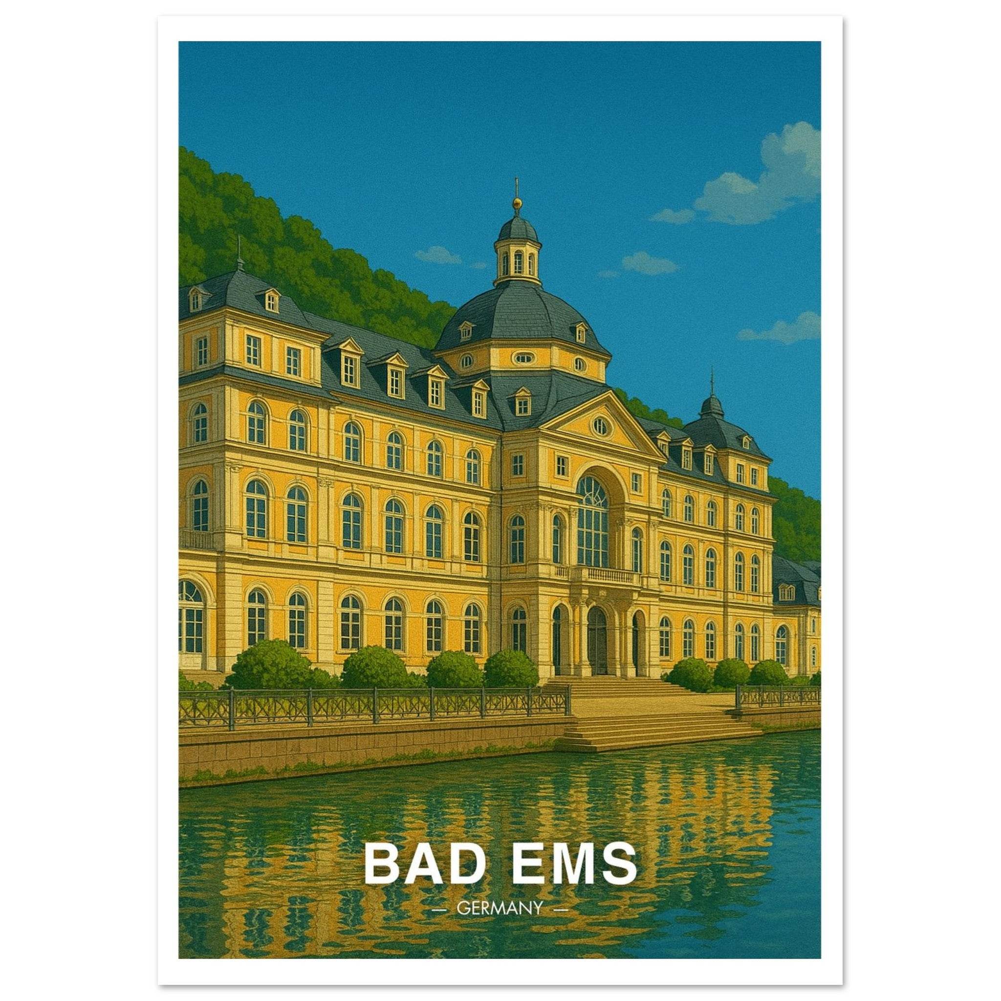 Bad Ems Poster - Geoprints