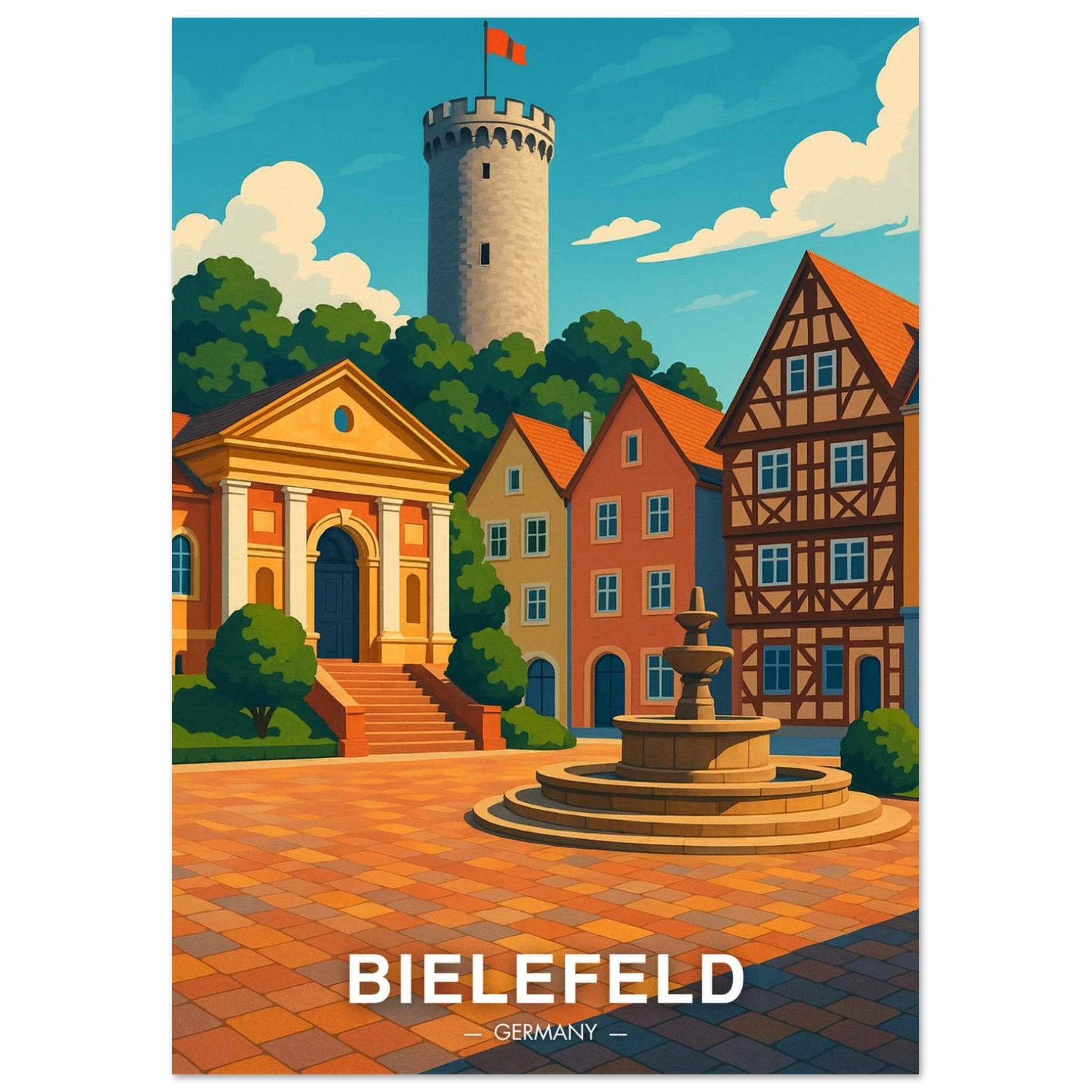 Bielefeld Poster - Geoprints