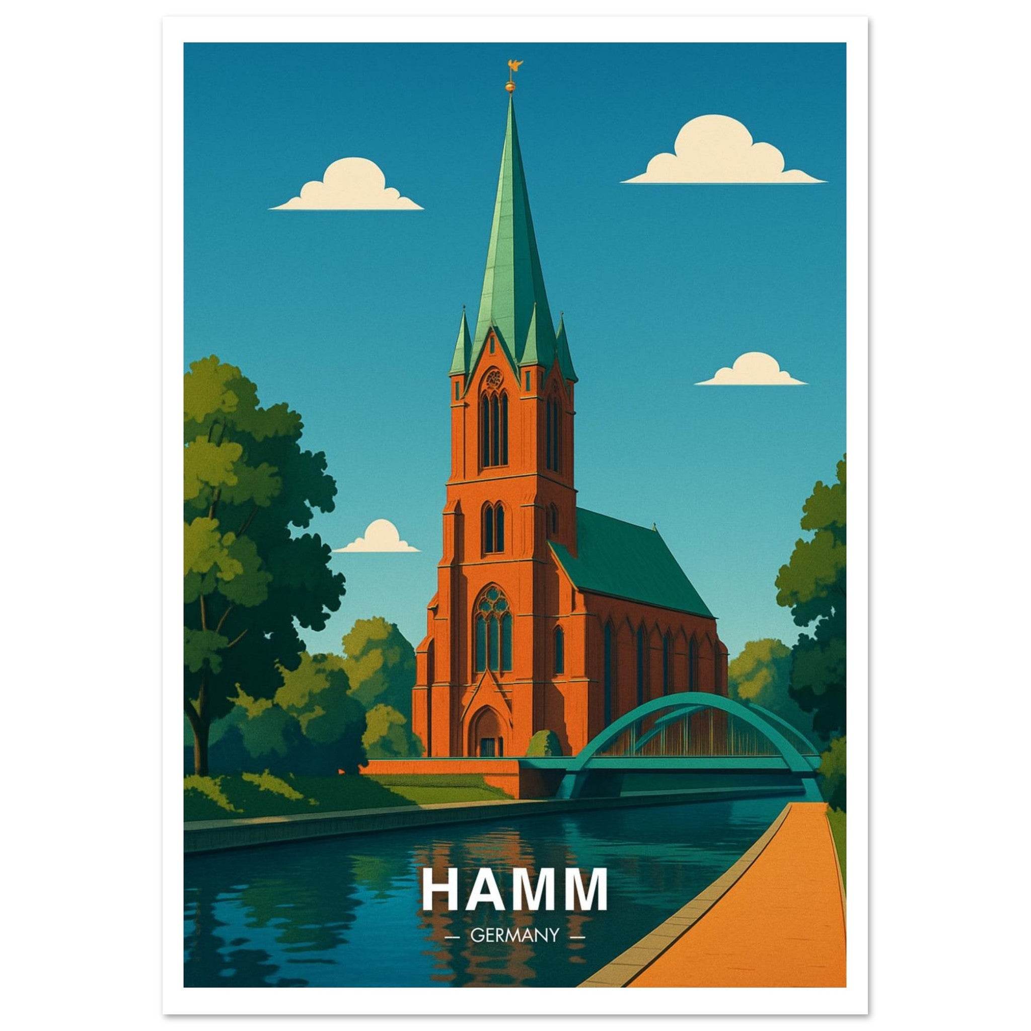 Hamm Poster - Geoprints