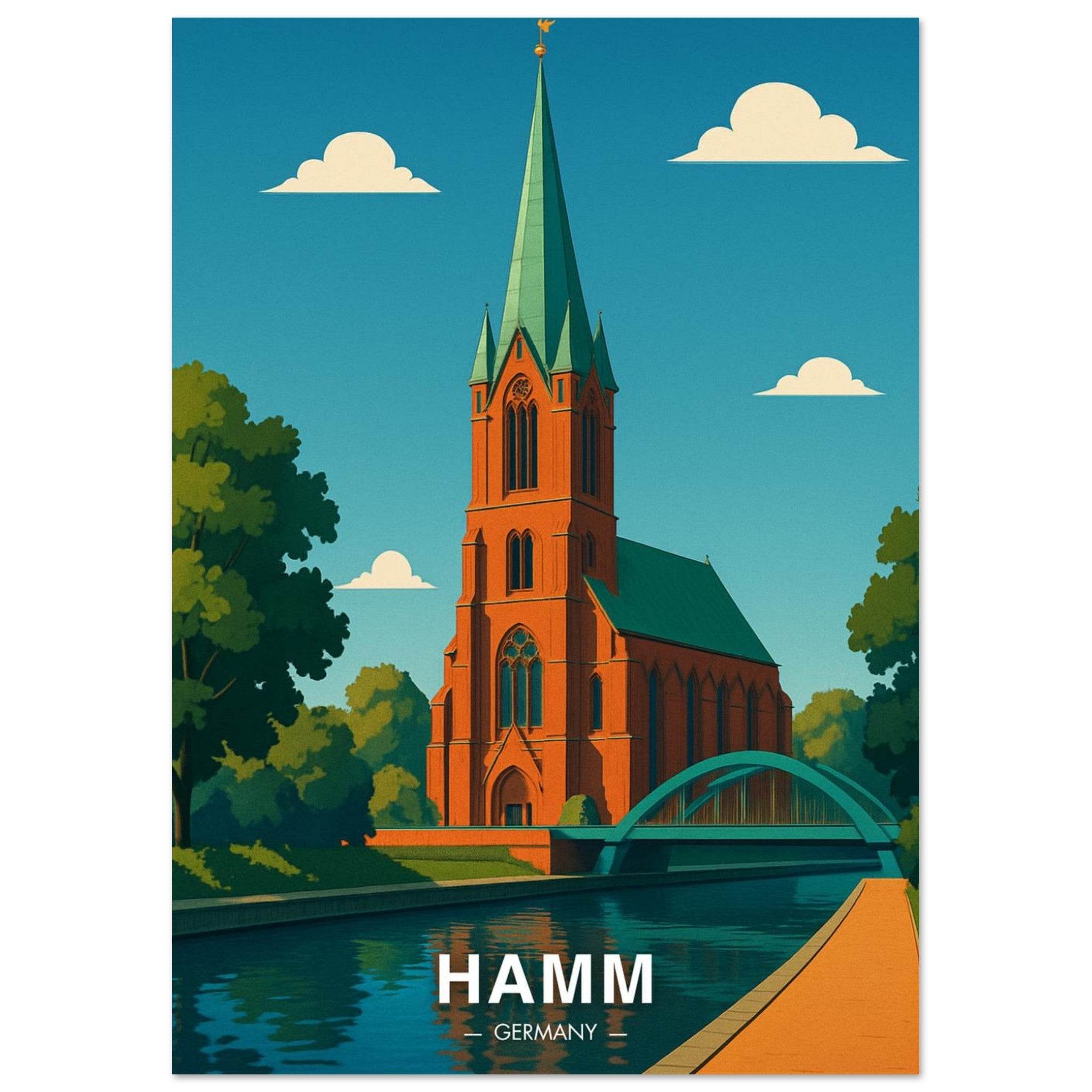 Hamm Poster - Geoprints