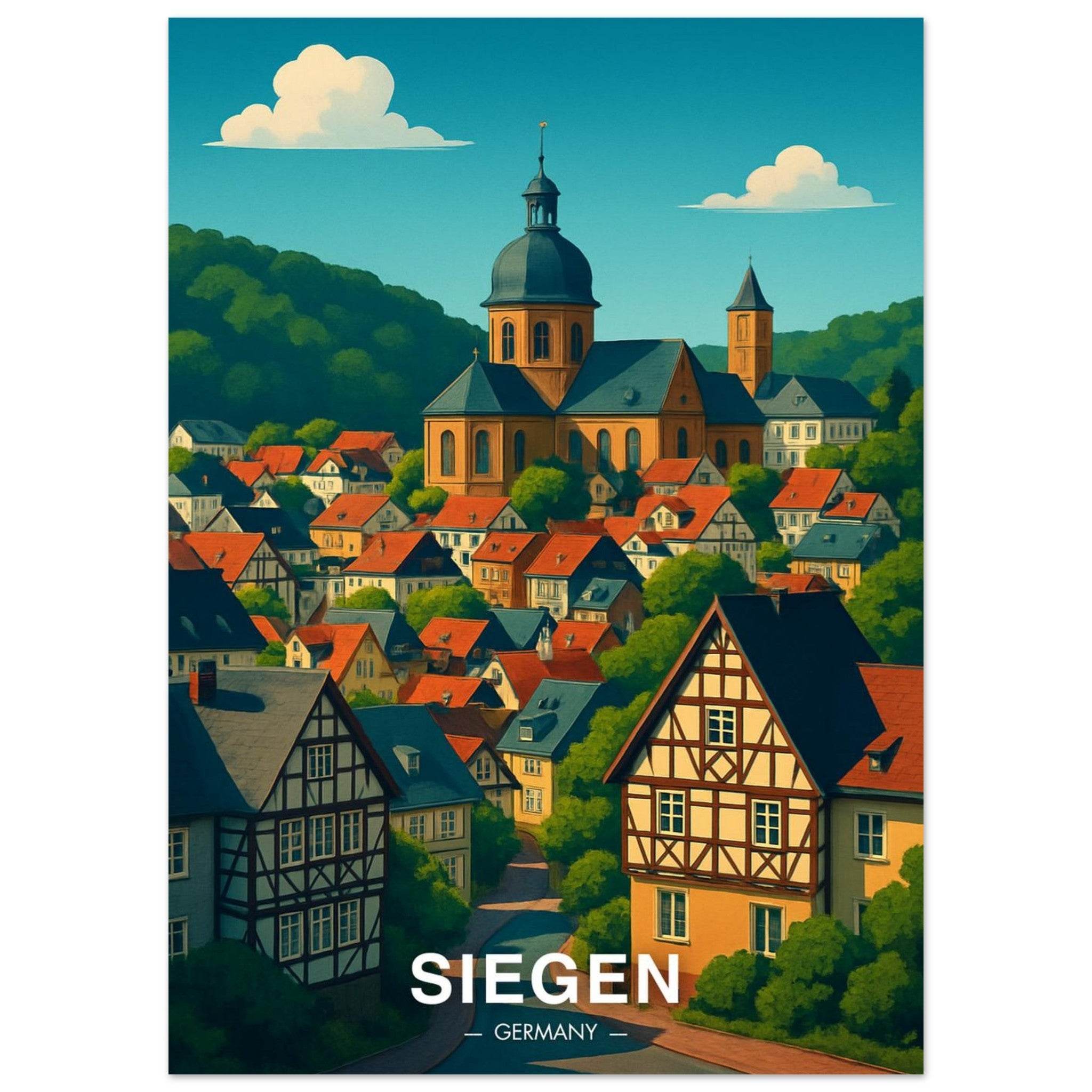 Siegen Poster - Geoprints