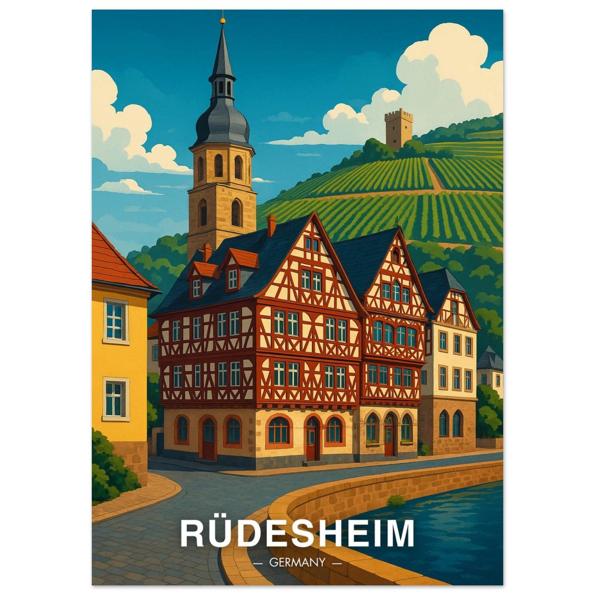 Rüdesheim Poster - Geoprints