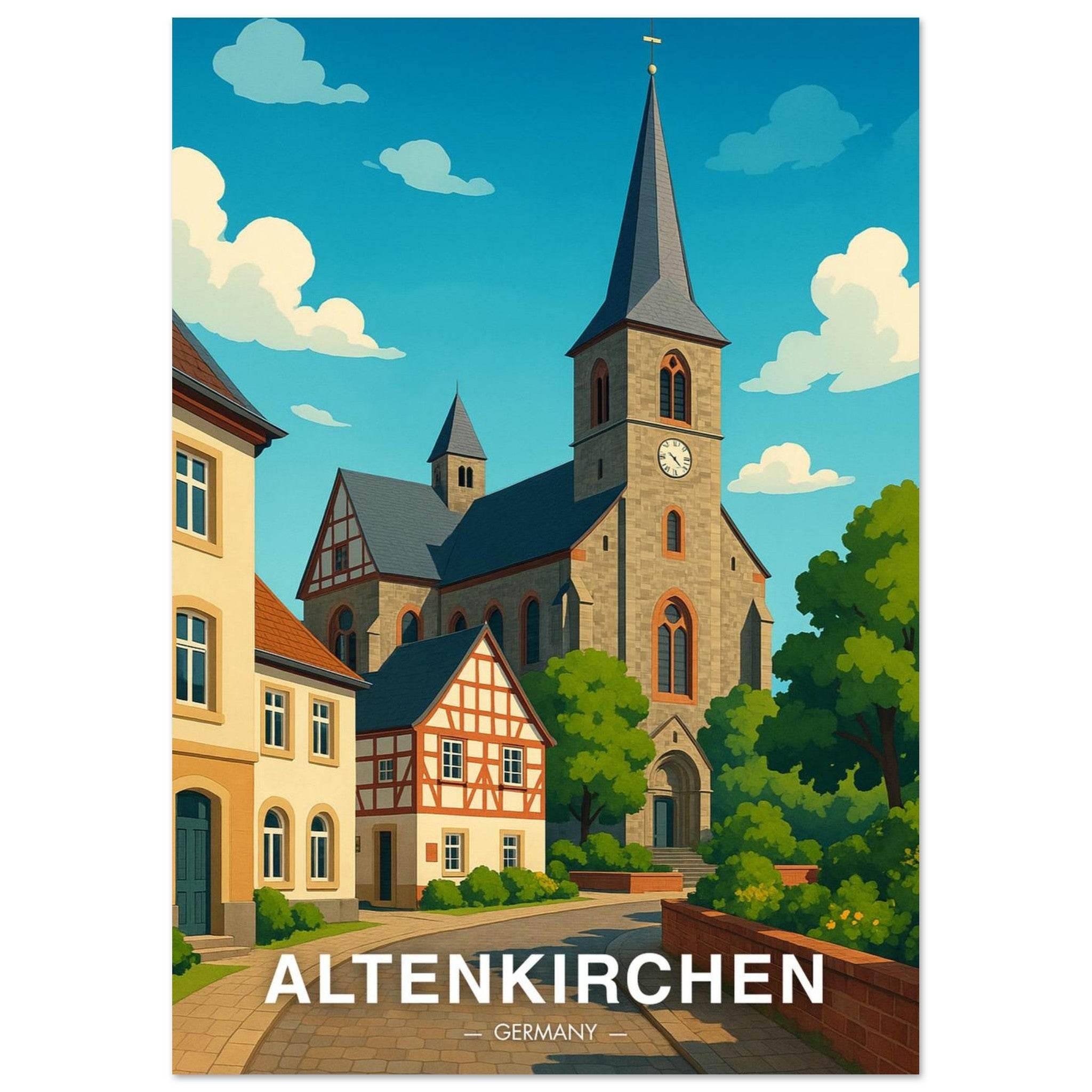 Altenkirchen Poster - Geoprints