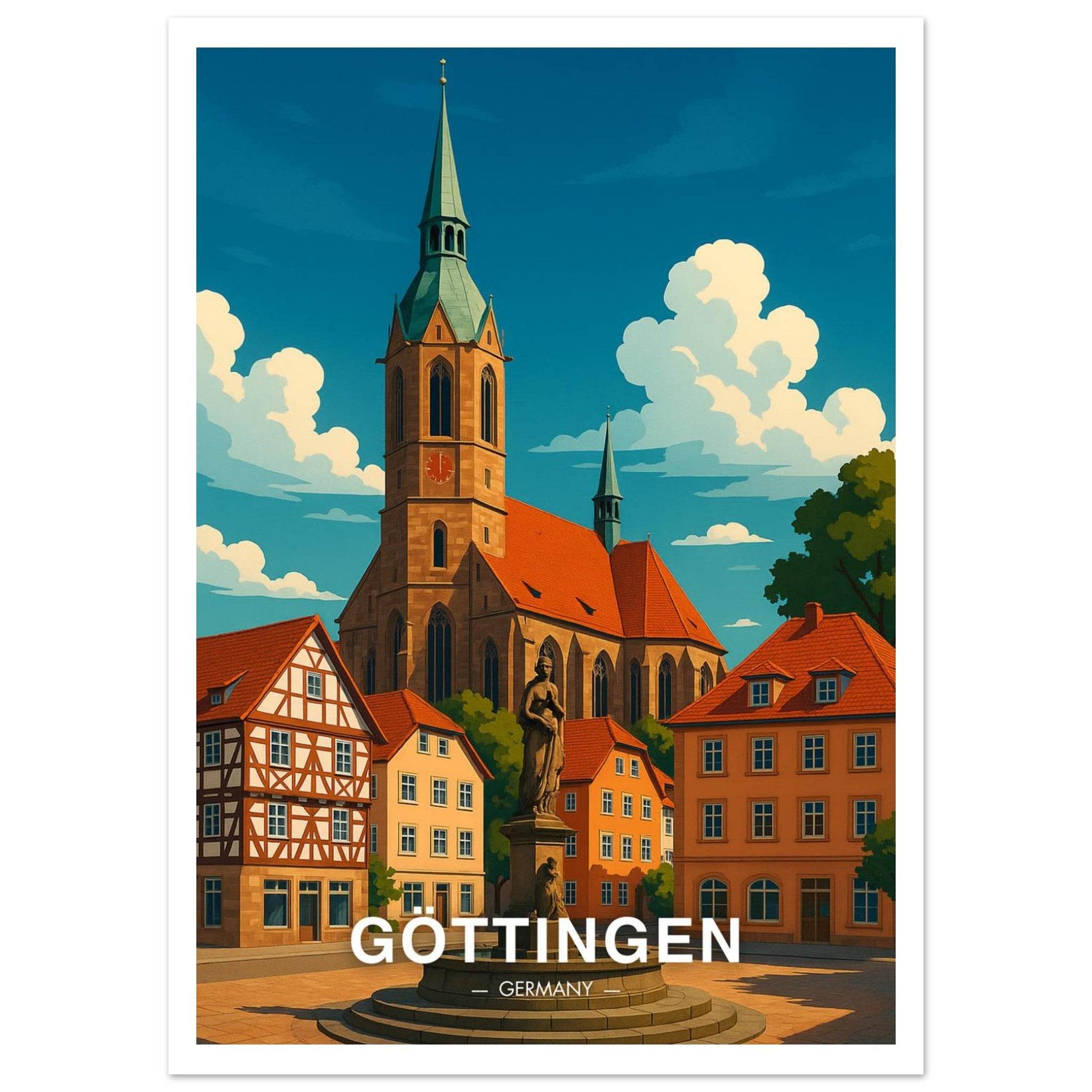 Göttingen Poster - Geoprints
