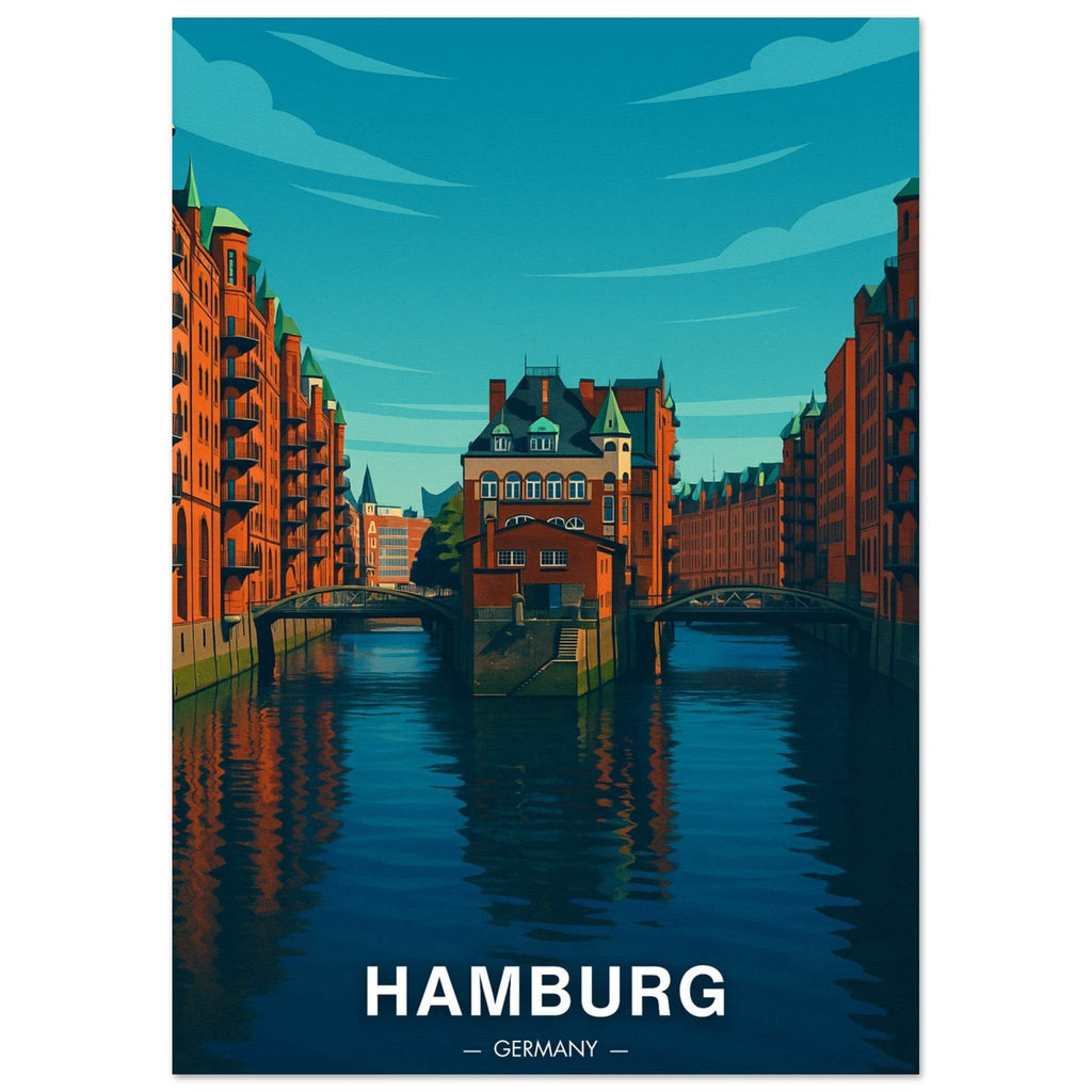 Hamburg Poster - Geoprints