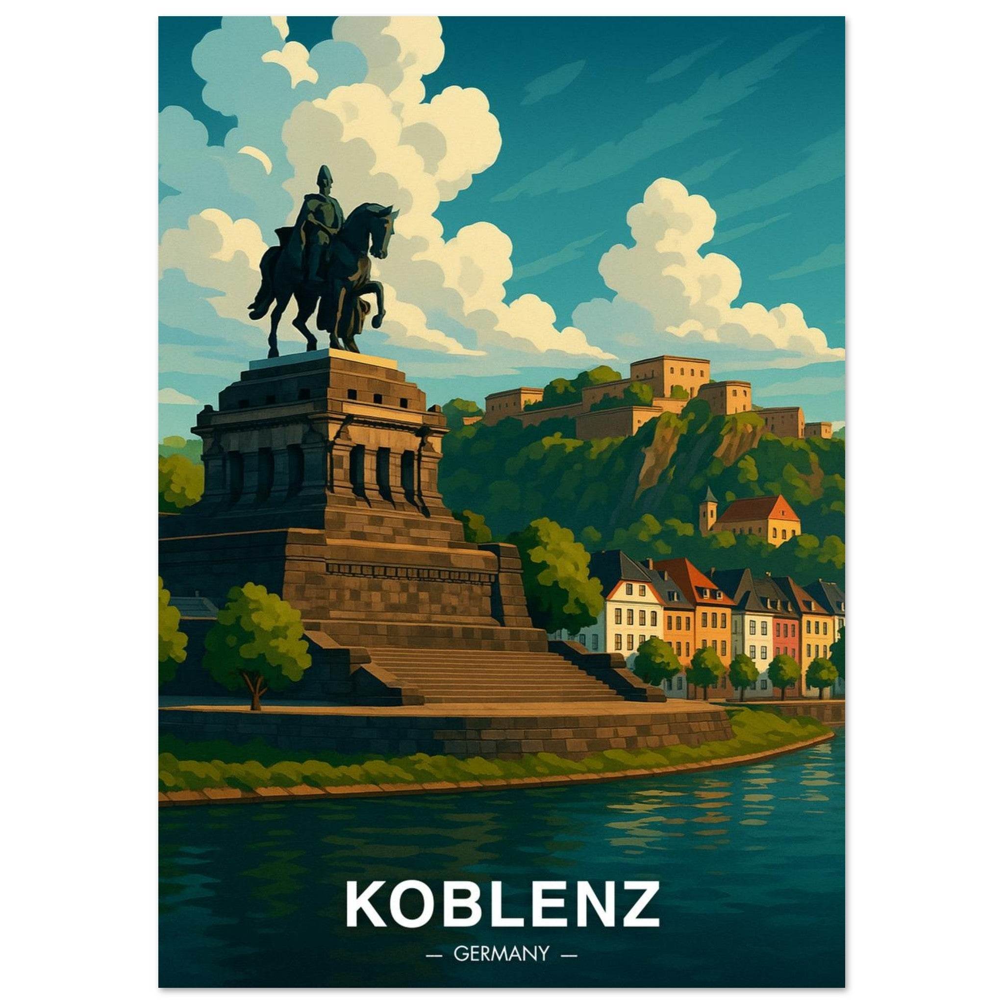 Koblenz Poster - Geoprints