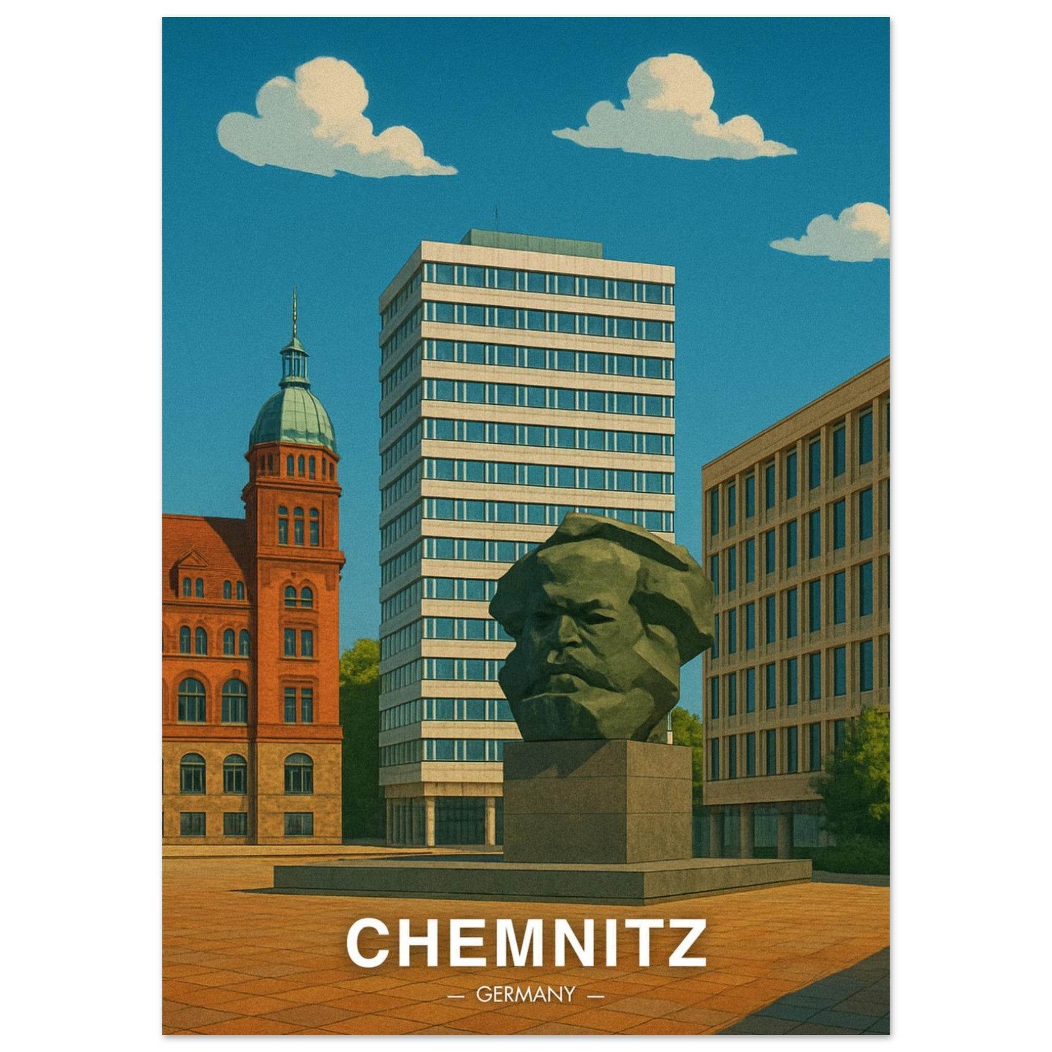 Chemnitz Poster - Geoprints
