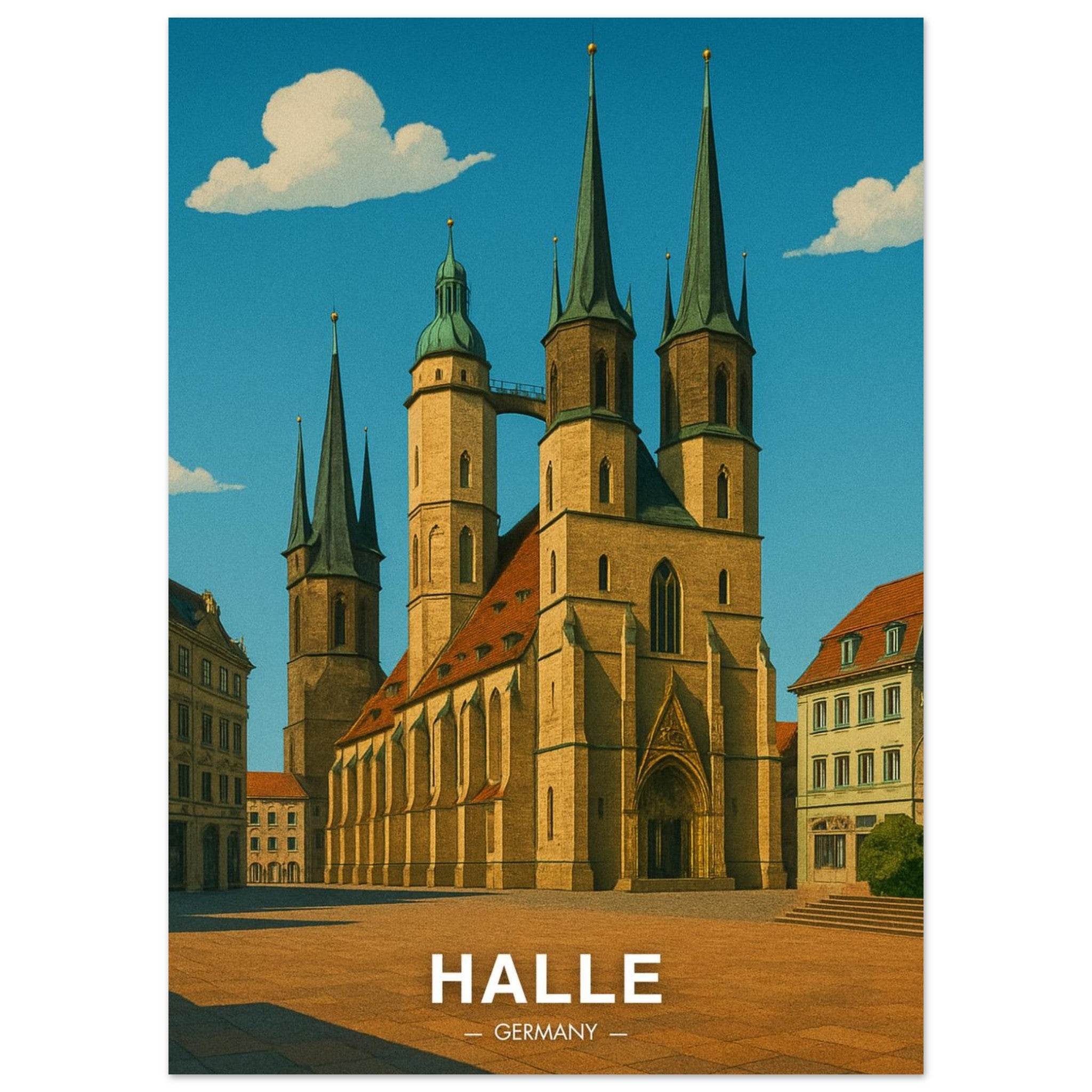 Halle Poster - Geoprints