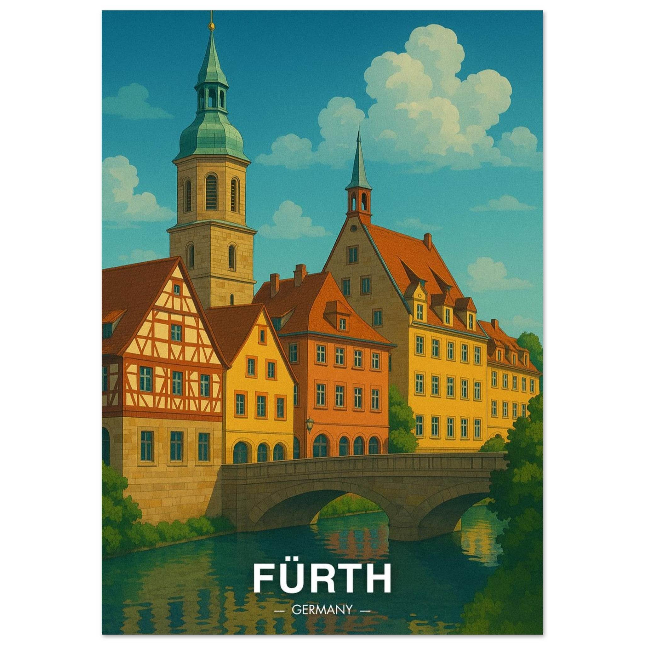 Fürth Poster - Geoprints