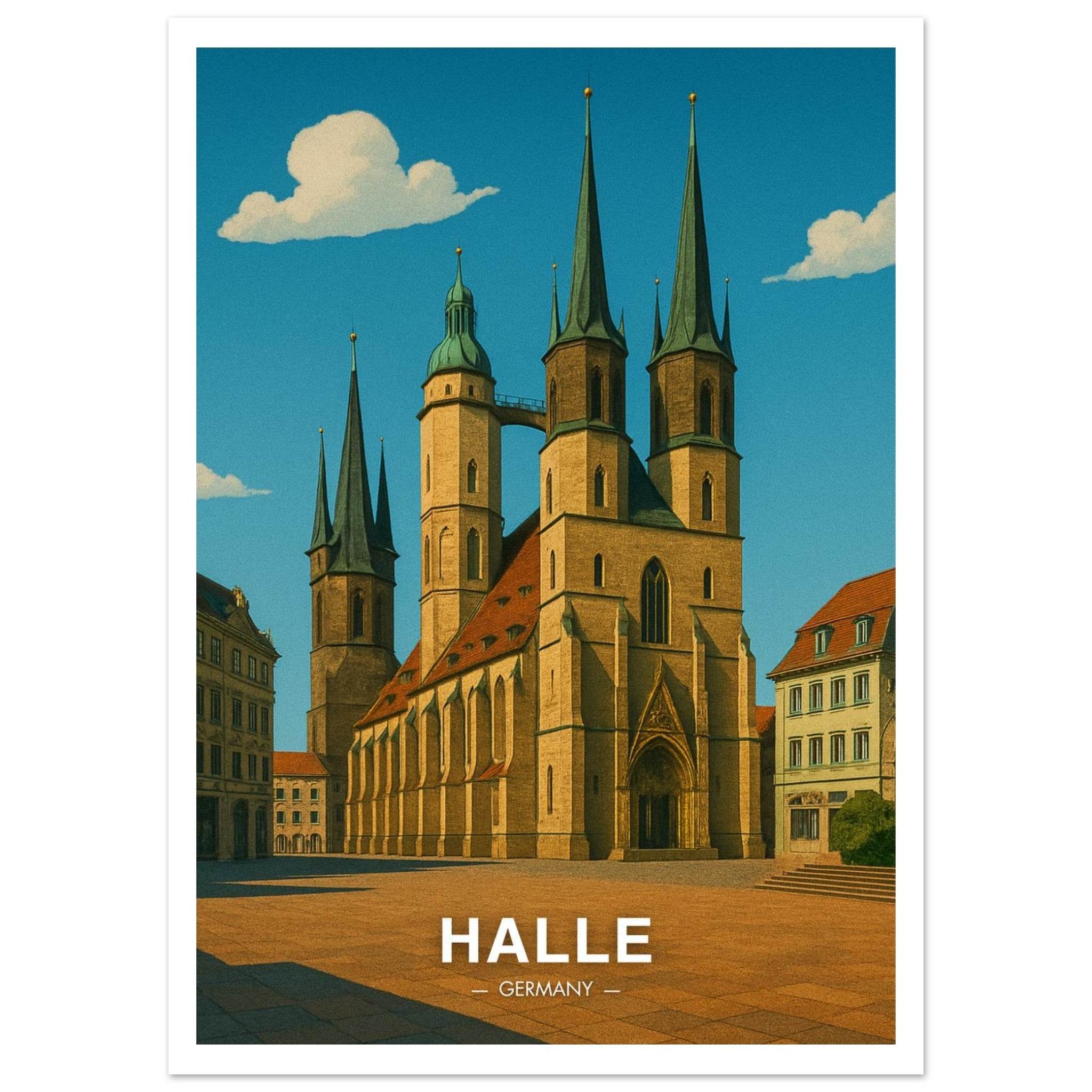 Halle Poster - Geoprints