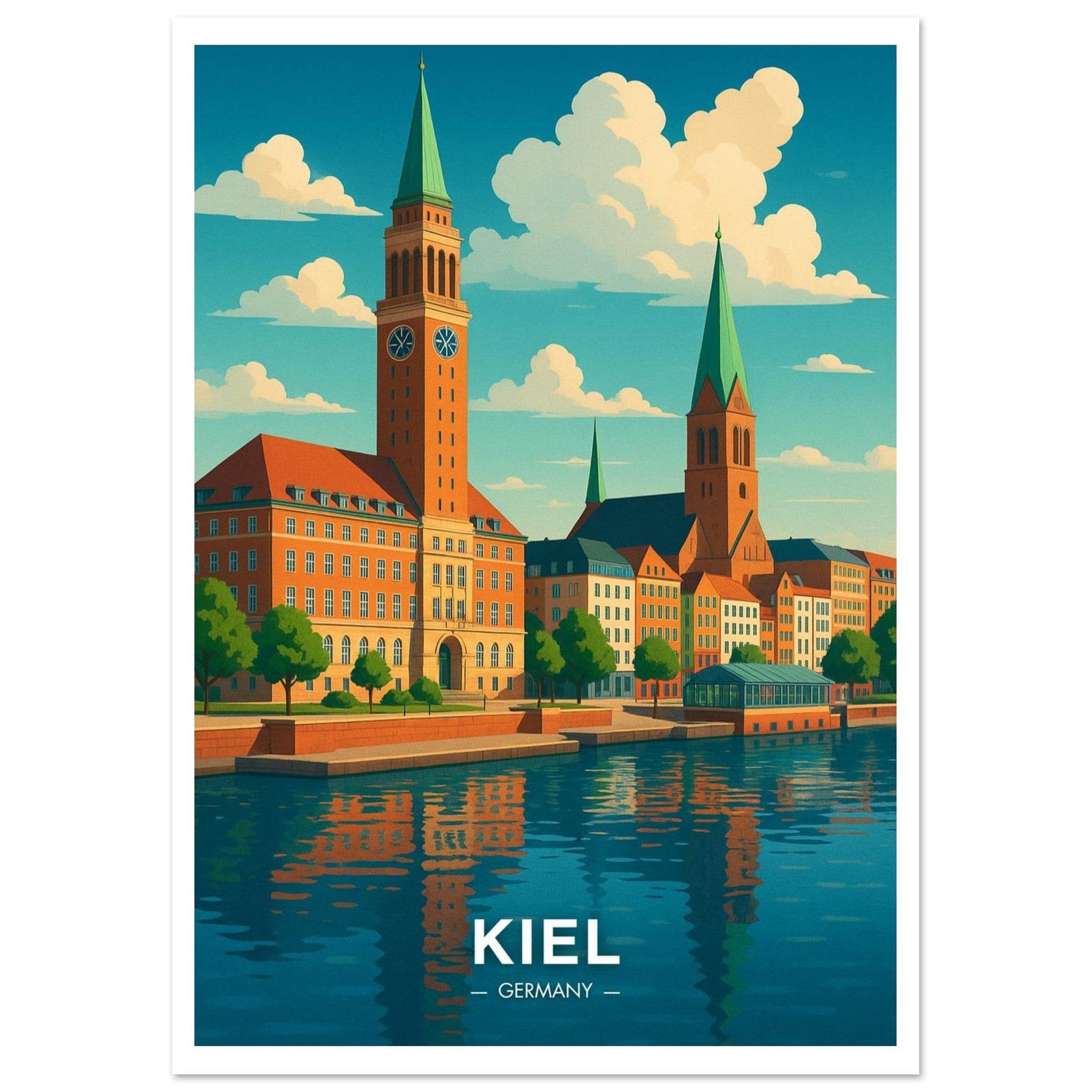 Kiel Poster - Geoprints