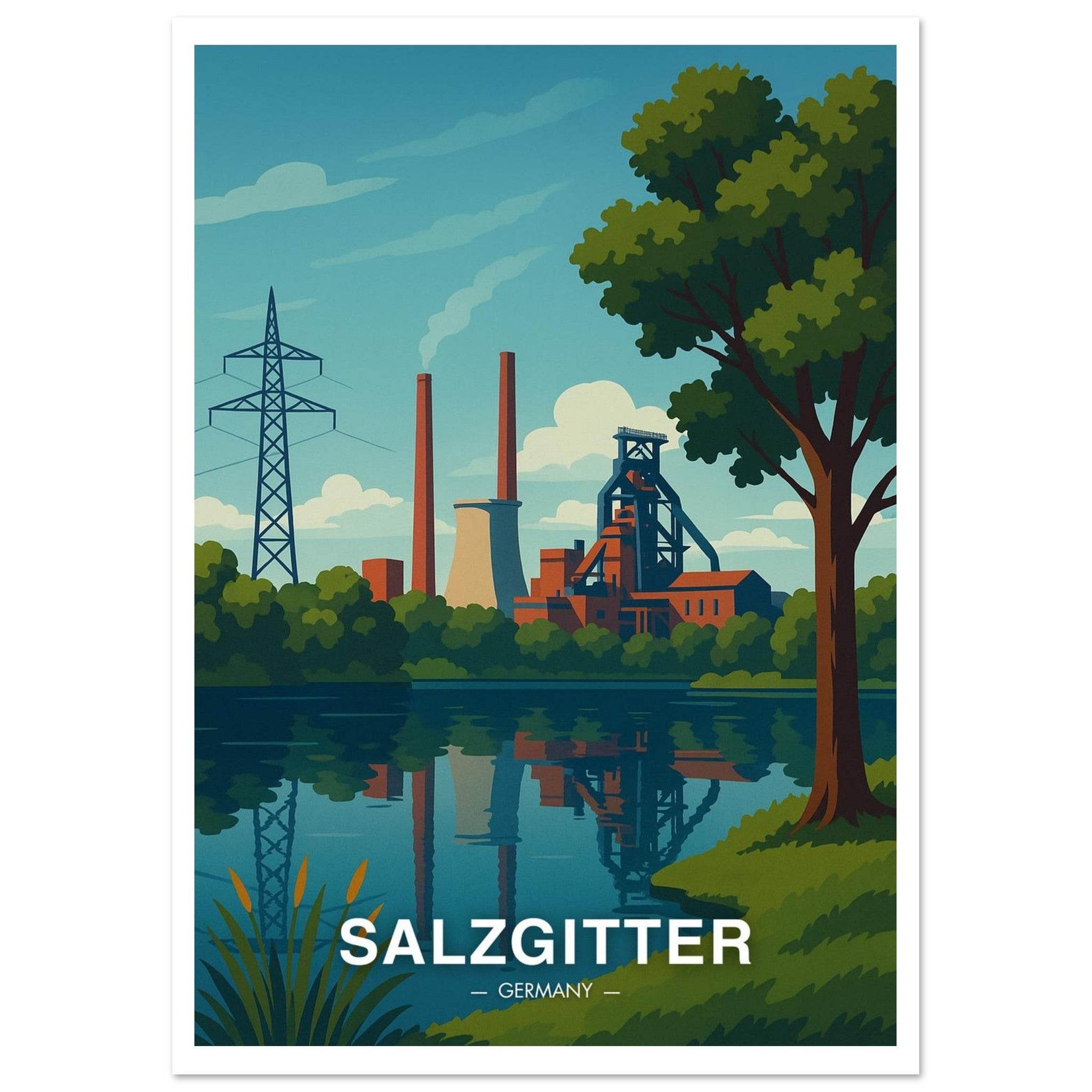 Salzgitter Poster - Geoprints