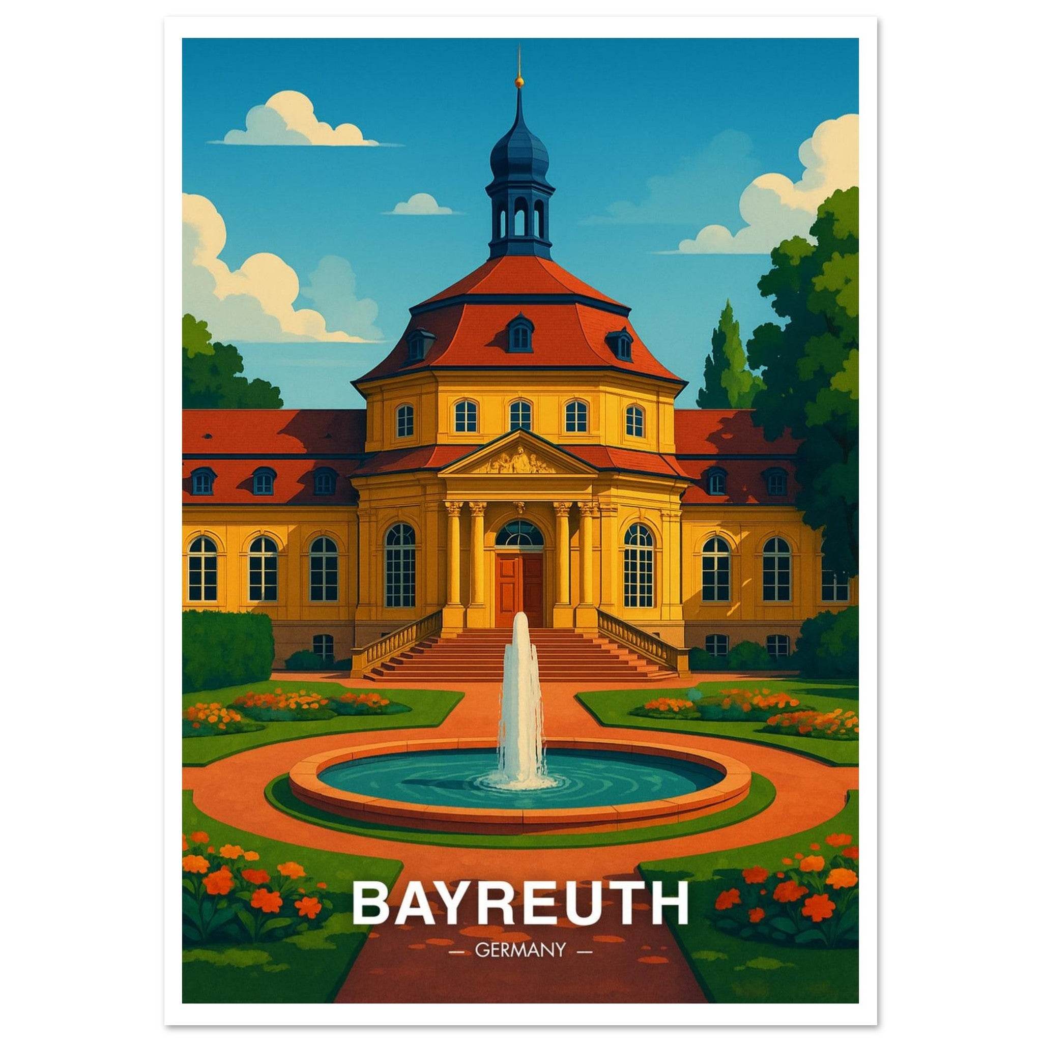 Bayreuth Poster - Geoprints